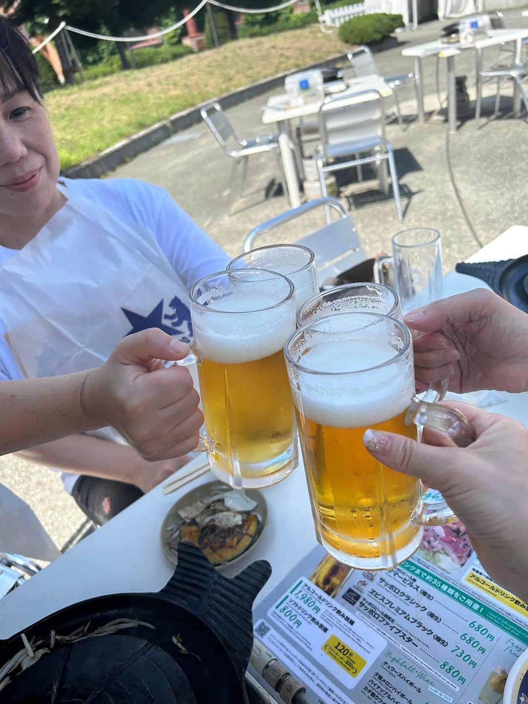 めぐまりこさんのインスタグラム写真 - (めぐまりこInstagram)「札幌ビール園に来ましたー！ サイコー！ビール万歳！」9月3日 12時43分 - megumariko