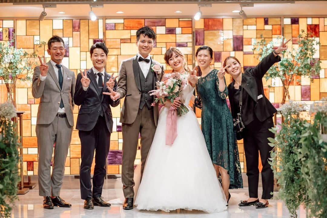 東京タワーの麓の結婚式のインスタグラム