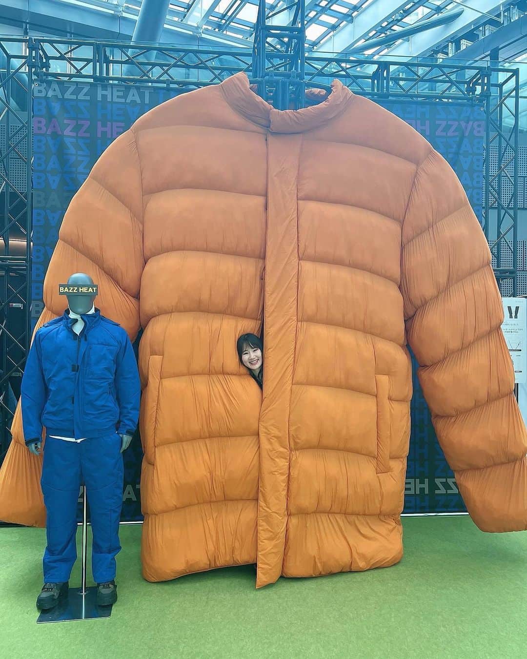 横山天音のインスタグラム：「でか！笑」