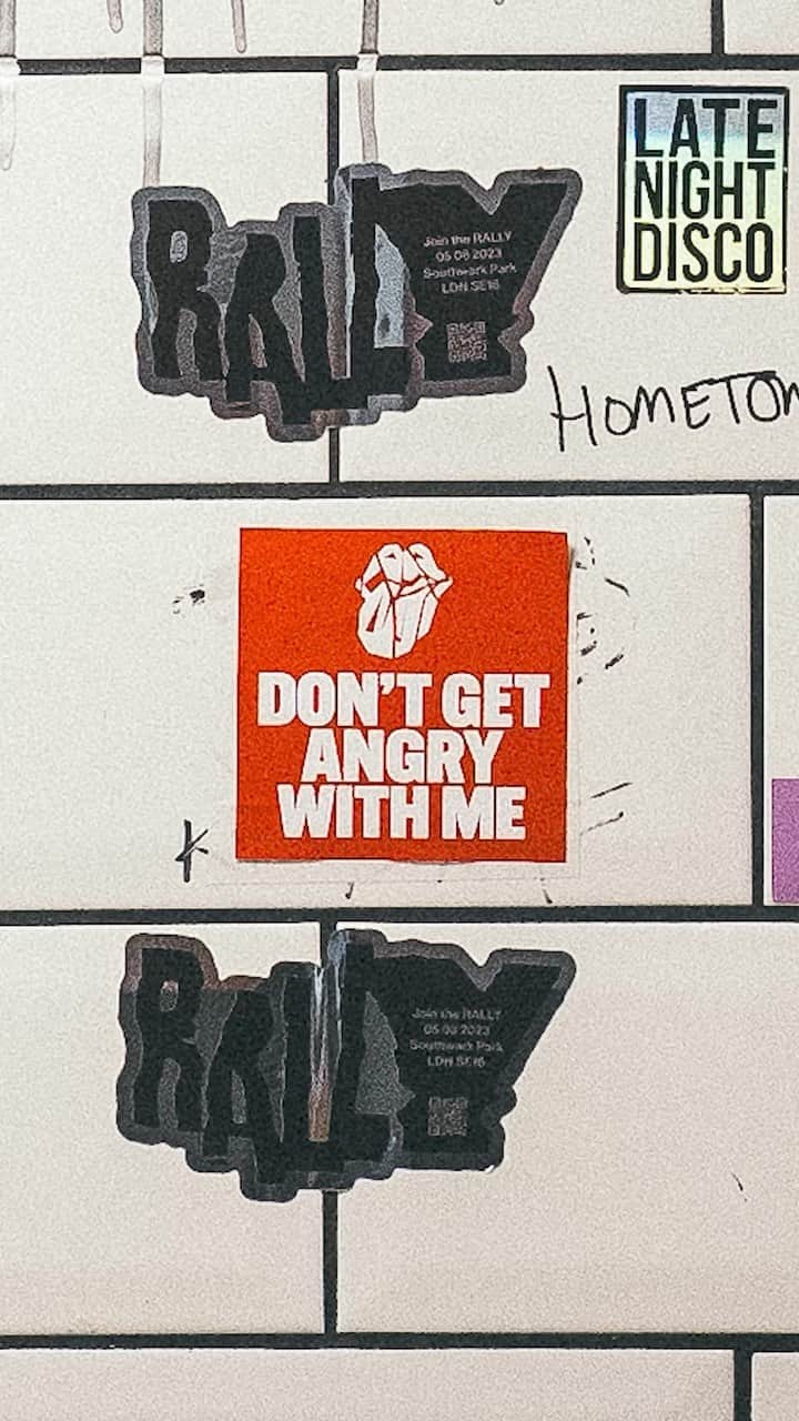 The Rolling Stonesのインスタグラム：「DON’T GET ANGRY WITH ME 💥」