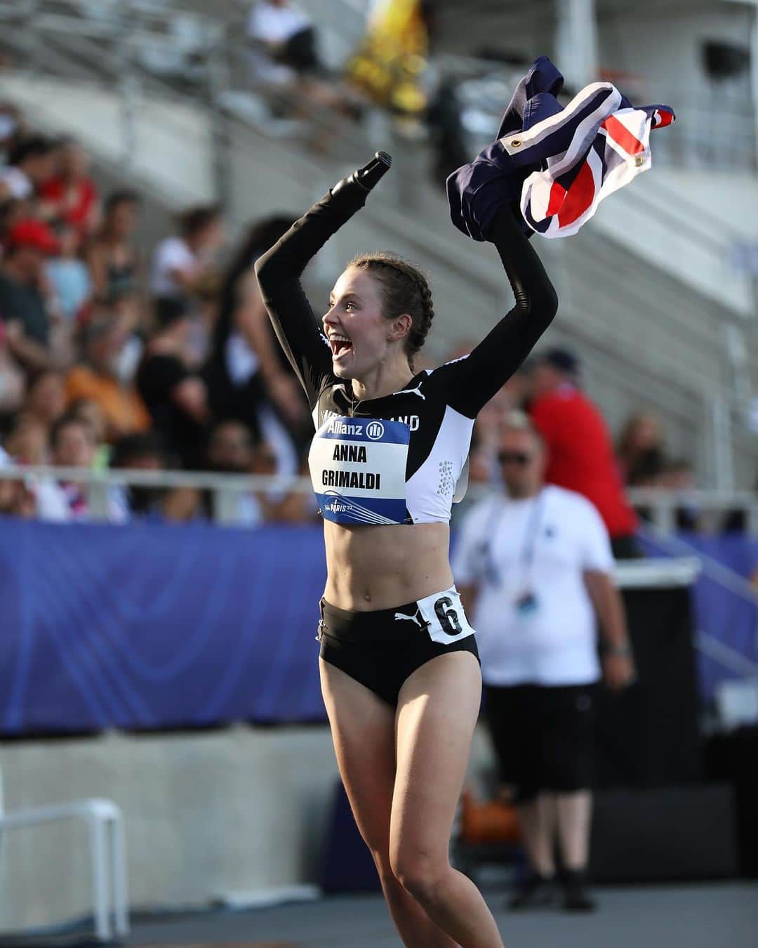 Anna Grimaldiのインスタグラム：「One year to go ✨ One year of fails. One year of wins. One year of life. And I can’t bloody wait for it all. We’ll see you next year @paris2024 🇫🇷 1 year till the 100m heats - 03/09/2024」