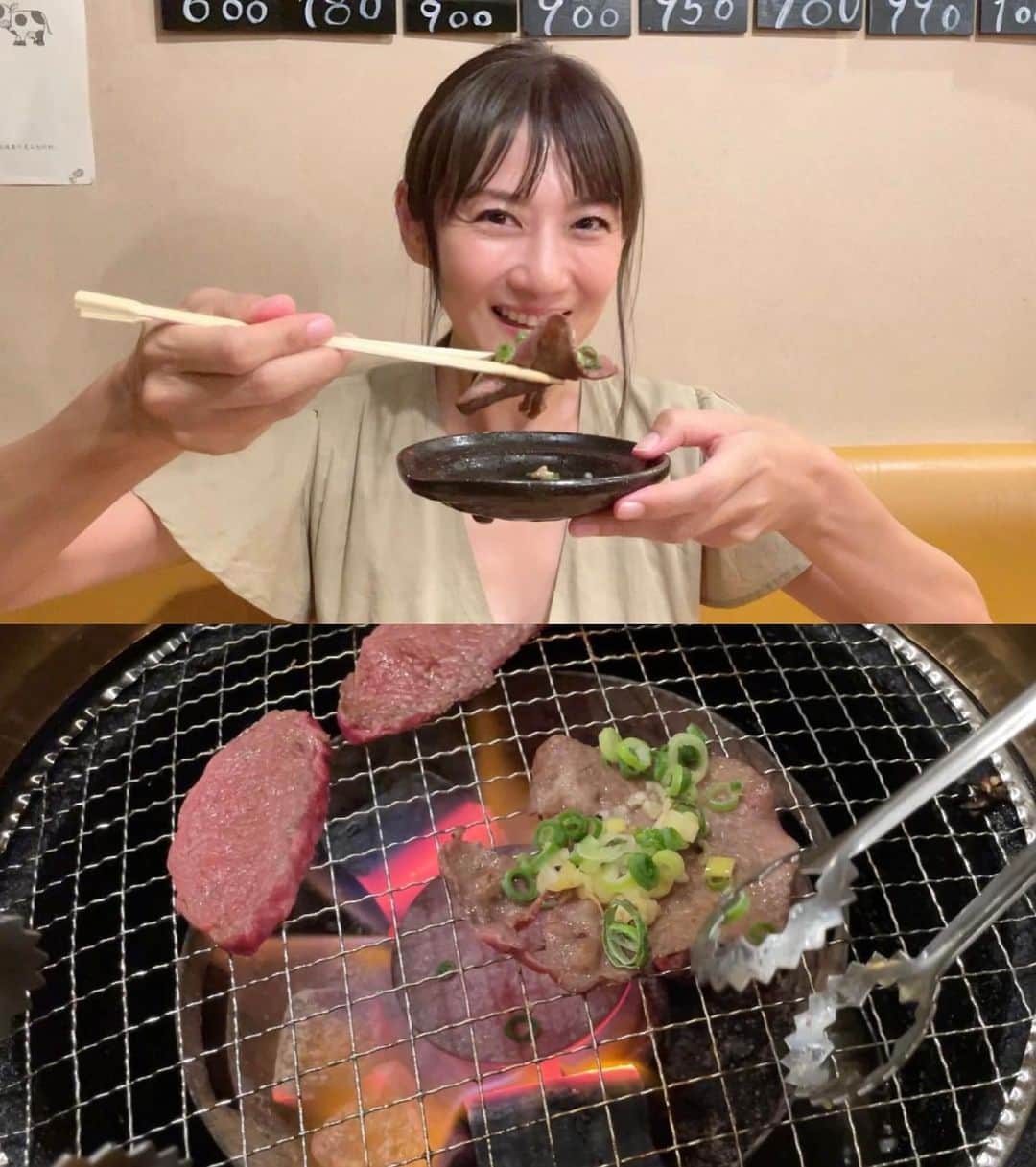 藤崎奈々子さんのインスタグラム写真 - (藤崎奈々子Instagram)「⁡ \安くて美味い！京都で焼き肉/ ⁡ 久しぶりの京都で選んだ夜ご飯は 炭火焼肉きむら @sumibiyakinikukimura  ・ 10年以上前かな？ 一度食べに来た事があって美味しかったので再訪 ⁡ 頼んだものは タン塩、ハラミ、上ロース焼きしゃぶ、カイノミ、フィレ、まるしん ・ 私的おススメは、トッピングのネギレモン？←名前忘れた（涙）を乗せて食べるタン塩 もう、美味しすぎて1人でほぼ1皿食べてしまった カイノミもあっさりしているのに、柔らかくて美味しかった！ ⁡ 私が頼んだお肉はあっさり目が多かったんだけど、全て柔らかいの あっさりだと固かったりするんだけど、とにかく柔らかいそして美味しい そしてお値段はどれも「安い…」といちいち呟くほど ・ なんでこんなに安くて美味しいんだろ？ と密かに謎に思っていたら 生食でも味わえるほどの質の高い【Ａ４・Ａ５ランクの国産黒毛牛】を精肉店直営という利点を活かし、リーズナブルに提供しています！との事 ⁡ 精肉店直営だから、安くて美味しいのねと納得 ・ 京都で美味しい焼き肉を食べたくなったら、ぜひ行ってみてー！ ⁡ ＿＿＿＿＿＿＿＿＿＿＿＿＿＿＿ 炭火焼肉きむら 住所 京都府京都市南区東九条河西町25-2 ⁡ アクセス 地下鉄烏丸線 九条駅 徒歩7分  京阪本線 東福寺駅 徒歩10分  ⁡ 電話番号 075-661-7151 ＿＿＿＿＿＿＿＿＿＿＿＿＿＿＿ ⁡ #小旅行 #旅行好き #旅行好き女子 #大人旅 #カメラ旅 #女子旅 #国内旅行 #ナナタビ #ナナコタビ #京都旅行 #京都グルメ #焼き肉 #kyototrip #japantravelphoto #japantrip #yakiniku」9月3日 16時53分 - nanakofujisaki