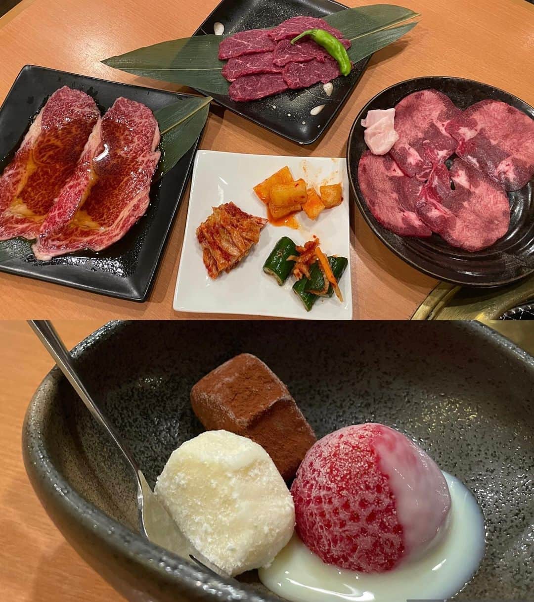 藤崎奈々子さんのインスタグラム写真 - (藤崎奈々子Instagram)「⁡ \安くて美味い！京都で焼き肉/ ⁡ 久しぶりの京都で選んだ夜ご飯は 炭火焼肉きむら @sumibiyakinikukimura  ・ 10年以上前かな？ 一度食べに来た事があって美味しかったので再訪 ⁡ 頼んだものは タン塩、ハラミ、上ロース焼きしゃぶ、カイノミ、フィレ、まるしん ・ 私的おススメは、トッピングのネギレモン？←名前忘れた（涙）を乗せて食べるタン塩 もう、美味しすぎて1人でほぼ1皿食べてしまった カイノミもあっさりしているのに、柔らかくて美味しかった！ ⁡ 私が頼んだお肉はあっさり目が多かったんだけど、全て柔らかいの あっさりだと固かったりするんだけど、とにかく柔らかいそして美味しい そしてお値段はどれも「安い…」といちいち呟くほど ・ なんでこんなに安くて美味しいんだろ？ と密かに謎に思っていたら 生食でも味わえるほどの質の高い【Ａ４・Ａ５ランクの国産黒毛牛】を精肉店直営という利点を活かし、リーズナブルに提供しています！との事 ⁡ 精肉店直営だから、安くて美味しいのねと納得 ・ 京都で美味しい焼き肉を食べたくなったら、ぜひ行ってみてー！ ⁡ ＿＿＿＿＿＿＿＿＿＿＿＿＿＿＿ 炭火焼肉きむら 住所 京都府京都市南区東九条河西町25-2 ⁡ アクセス 地下鉄烏丸線 九条駅 徒歩7分  京阪本線 東福寺駅 徒歩10分  ⁡ 電話番号 075-661-7151 ＿＿＿＿＿＿＿＿＿＿＿＿＿＿＿ ⁡ #小旅行 #旅行好き #旅行好き女子 #大人旅 #カメラ旅 #女子旅 #国内旅行 #ナナタビ #ナナコタビ #京都旅行 #京都グルメ #焼き肉 #kyototrip #japantravelphoto #japantrip #yakiniku」9月3日 16時53分 - nanakofujisaki