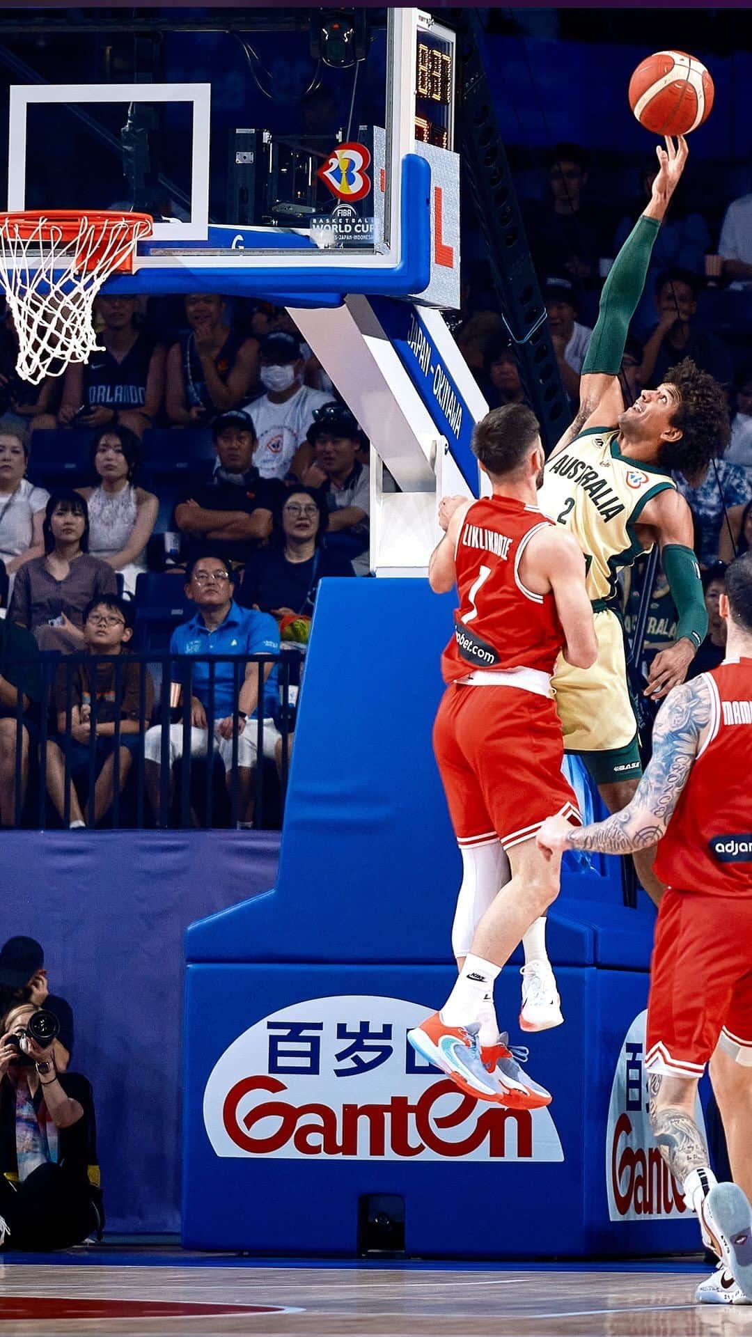 ポートランド・トレイルブレイザーズのインスタグラム：「Yeah, don’t know how you did that either Matisse 🤷‍♂️   #FIBAWC x #WinForAustralia 🇦🇺」