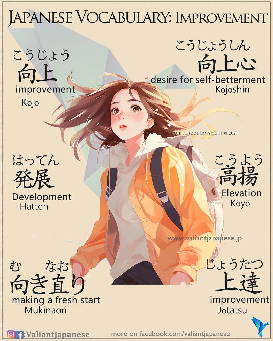 Valiant Language Schoolさんのインスタグラム写真 - (Valiant Language SchoolInstagram)「・ 👩🏼‍🏫🗣: Sign up to our free newsletter to receive more contents and explanations for free! Press our link  ・ ⛩📓: Simple Japanese - Improvement ↗️📈🔥  . . . . . . . . .  . #japaneselanguage  #sushilovers  #nihongojapanese  #日本語  #hiragana  #katakana  #foodporn  #일본어  #studyjapanese   #japaneseramen   #Jepang #japanesefood  #noodles #ramen  #ramennoodles  #ラーメン #onigiri  #おにぎり  #ランチ」9月3日 17時15分 - valiantjapanese