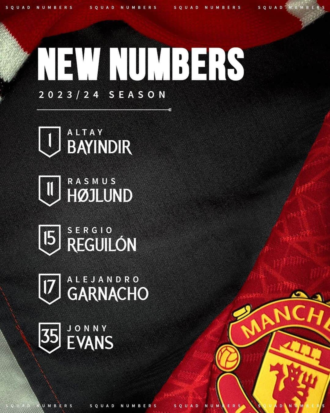 マンチェスター・ユナイテッドさんのインスタグラム写真 - (マンチェスター・ユナイテッドInstagram)「🖐️ Introducing five new squad numbers for 2023/24…  #MUFC #ManUtd」9月3日 18時02分 - manchesterunited