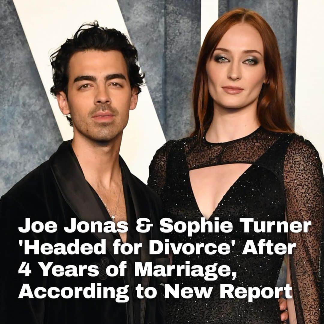 Just Jaredさんのインスタグラム写真 - (Just JaredInstagram)「Sources with knowledge are claiming that Joe Jonas and Sophie Turner are heading for a divorce. Tap this photo at the LINK IN BIO for everything that is being reported right now. #SophieTurner #JoeJonas Photo: Getty」9月4日 0時09分 - justjared