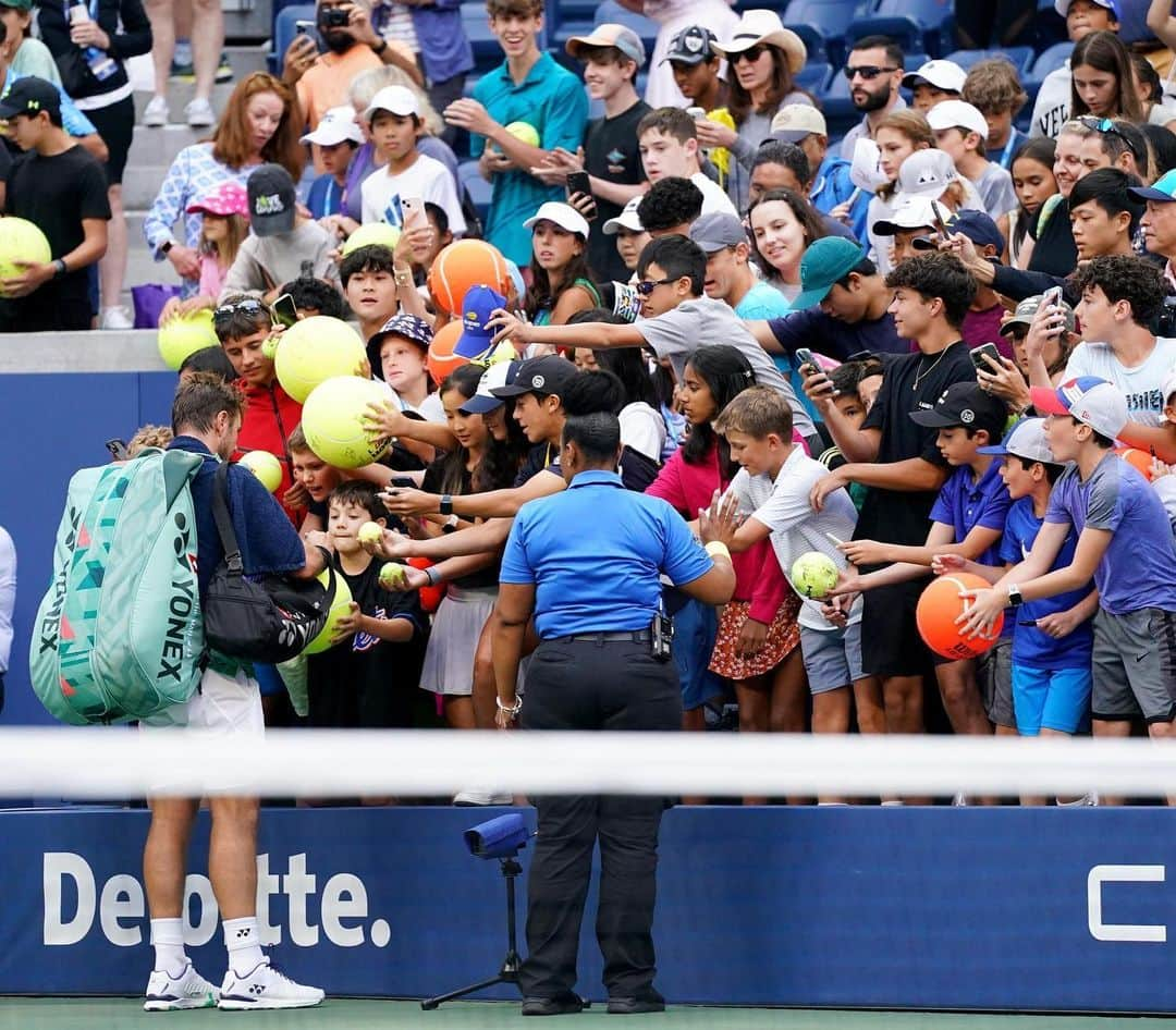 スタニスラス・ワウリンカさんのインスタグラム写真 - (スタニスラス・ワウリンカInstagram)「Thank you @usopen 🗽🎾🙏🏻🫶🏻 #hardwork #fight #trusttheprocess #enjoy #passion #fortheloveofthegame」9月4日 0時12分 - stanwawrinka85