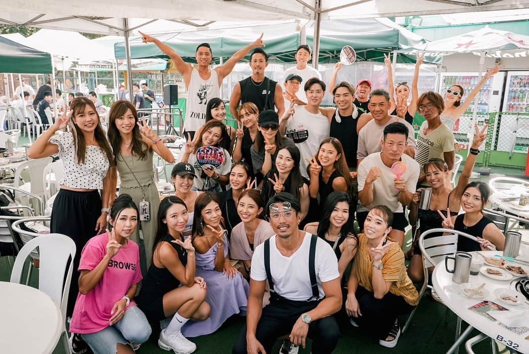 のインスタグラム：「サマスタBBQ🍖ありがとうございました😊  こう言うの参加してくれる方々には感謝しかありません🥰それも地方から来て下さった方々も沢山居て嬉しい限りです😃 これからも引き続き宜しくお願いします。　　  来て欲しかった人50人くらい居なかった🙃  #summerstyleaward #ssa #fitness  #workout #training #bodymake  #サマースタイルアワード #サマスタ #フィットネス #ワークアウト #トレーニング #ボディメイク #fitness #腹筋 #workout」