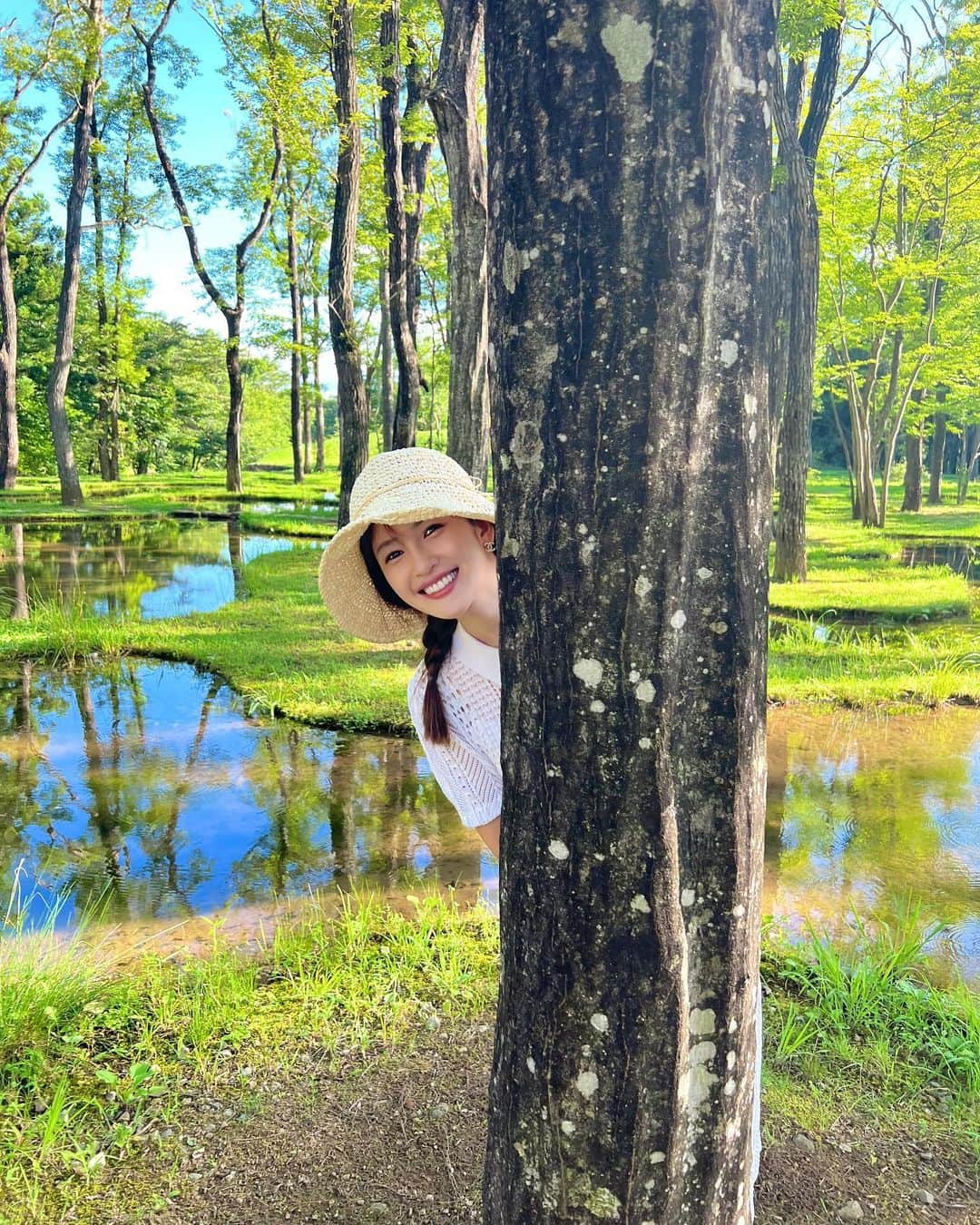 神田れいみのインスタグラム：「🌳  このシリーズ最後の投稿 ☺︎♡  9月も楽しいことが たくさんありますように〜！」