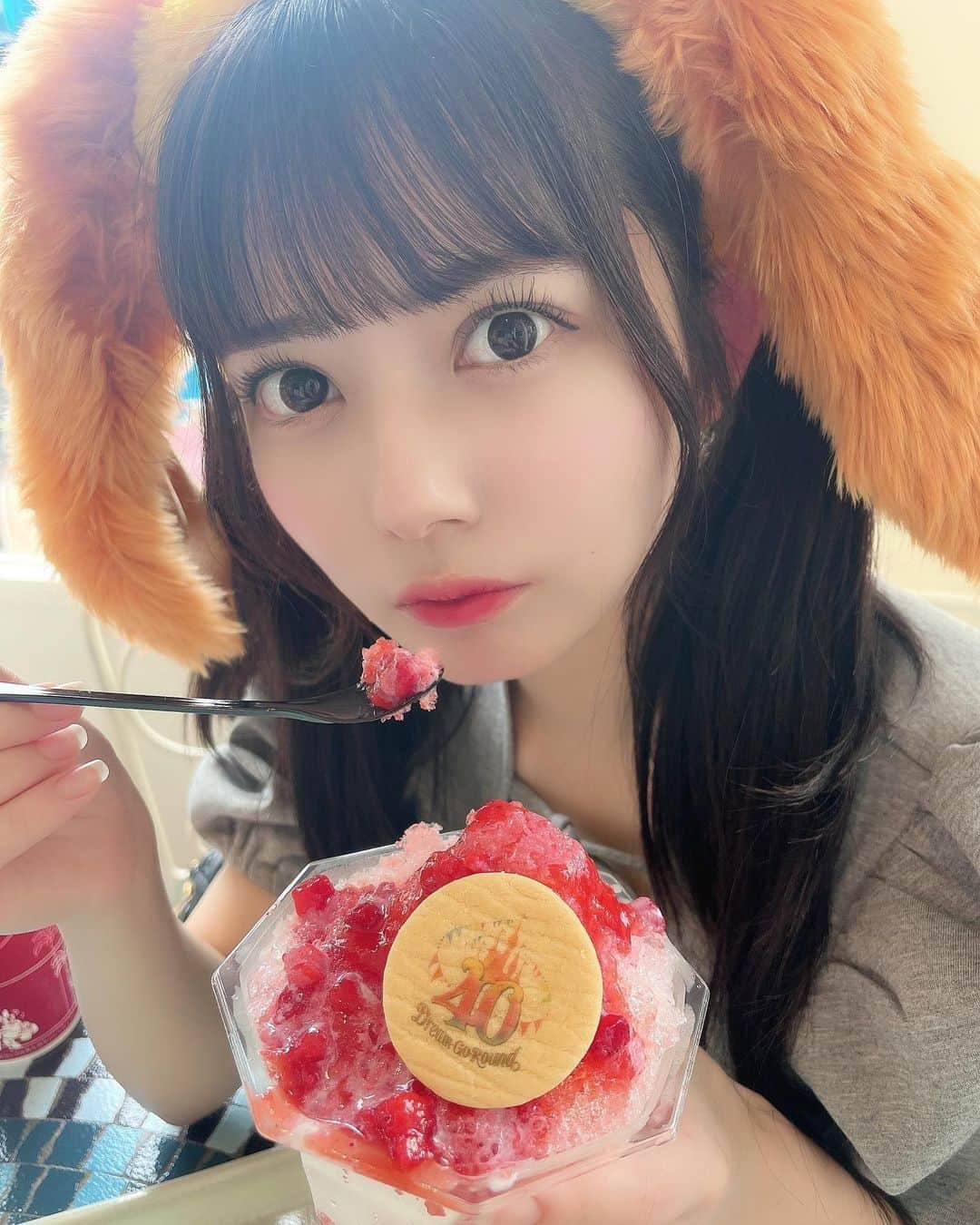 愛瀬ひなさんのインスタグラム写真 - (愛瀬ひなInstagram)「‪‪・ あつくて冷たいのばっかり食べてた 🧊 ・ いつ載せようって思ってたディズニー写真 ! 夏おわる前に載せちゃう ⊂( ᴖ ̫ᴖ)⊃🩷」9月3日 19時11分 - _hinakanzaki