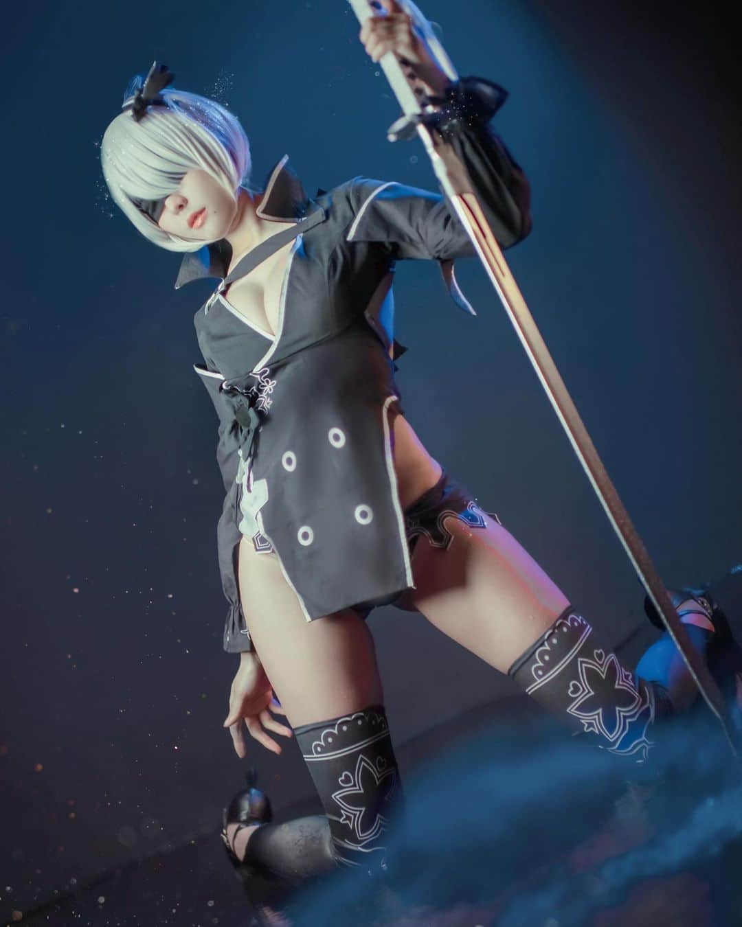 Elyさんのインスタグラム写真 - (ElyInstagram)「2B/異分岐ノ攻機  #cosplay #elycosplay #2B #nier #nierautomatacosplay」9月3日 19時36分 - eeelyeee