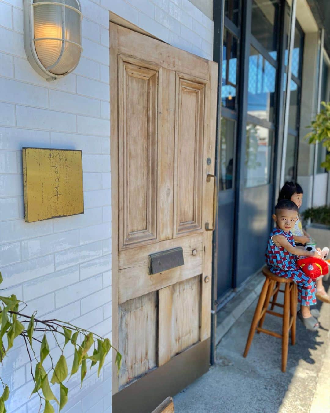 鬼辻麻衣のインスタグラム：「🍞  花火の次の日 可愛いcafeでモーニング☕️  美味しかった💛  #泉佐野モーニング #泉佐野カフェ」