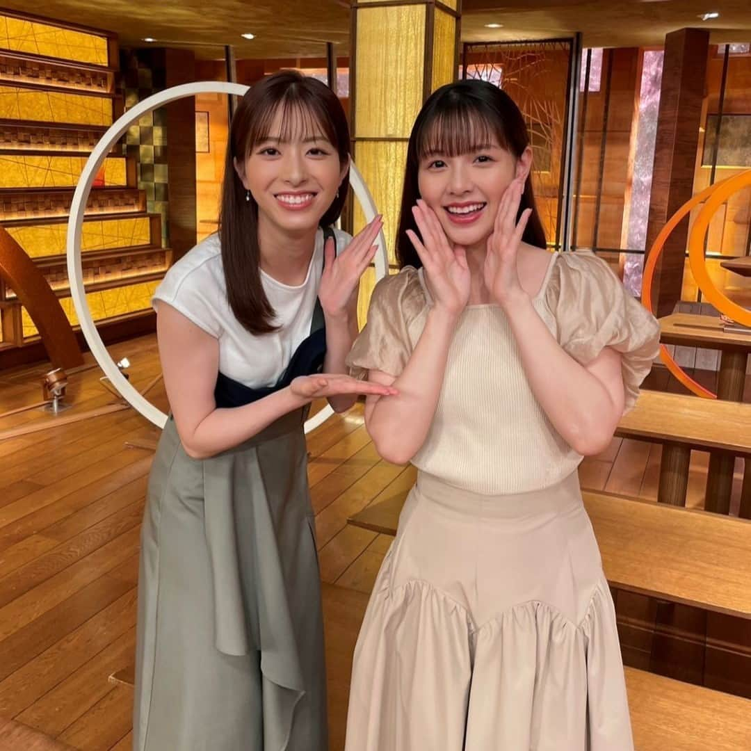 テレビ朝日アナウンサー公式さんのインスタグラム写真 - (テレビ朝日アナウンサー公式Instagram)「このあと夜９時からは 「 #サンデーステーション 」 「サンステオンエア後の写真。この日は私の休み明けで田原アナがおかえりなさい〜！とオンエア後に駆け寄ってきてくれました。優しい、、、今日も一緒に写真撮ろうと思います＾＾」 #渡辺瑠海」9月3日 20時00分 - tvasahi_announcers