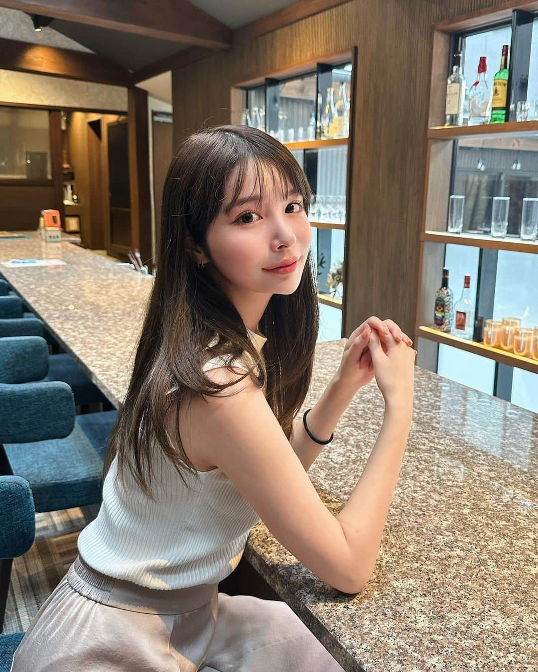akariのインスタグラム：「🧺🕯♨️」
