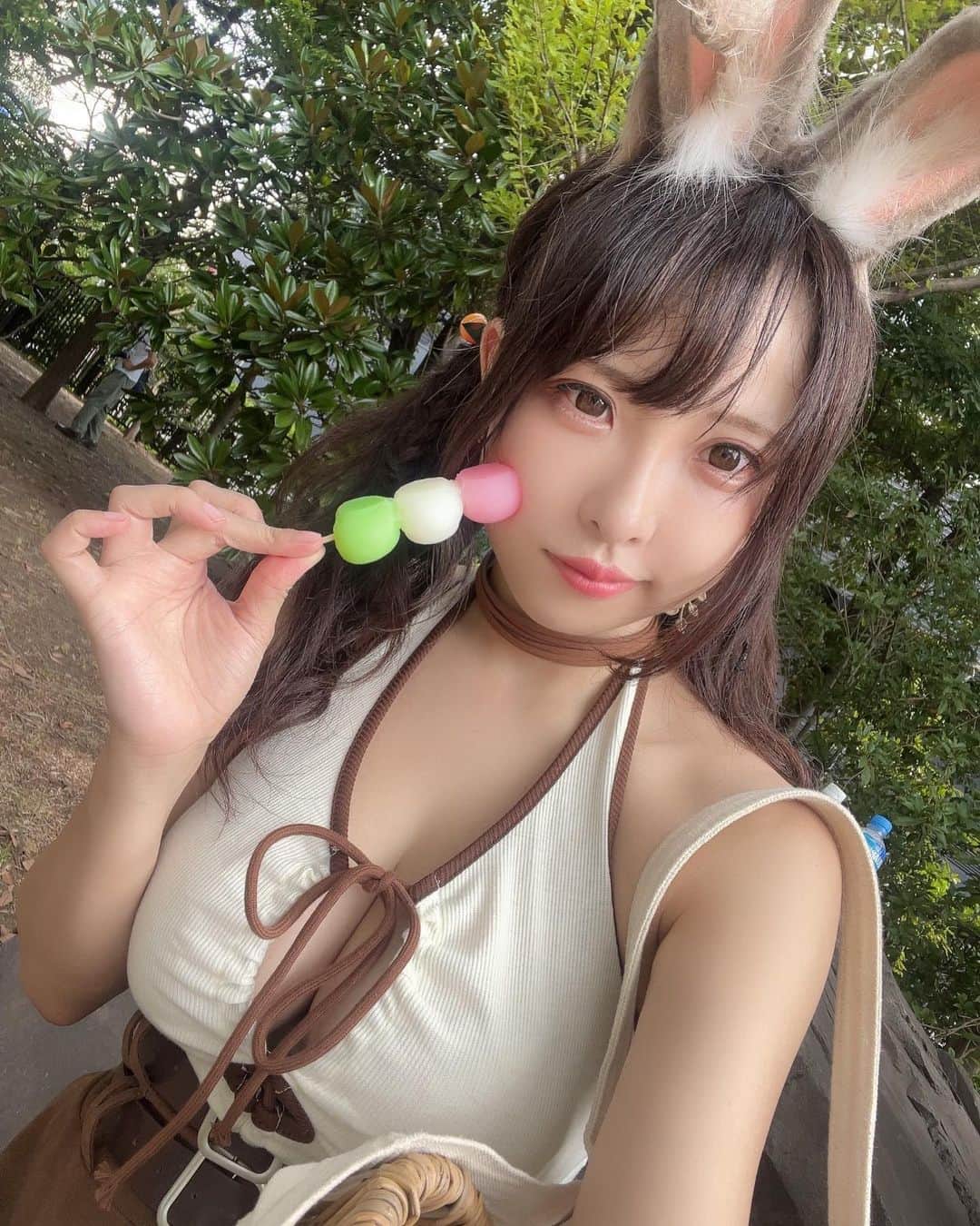 日下部ほたるのインスタグラム：「フレッシュ大撮でした♡ お月見うさちゃん  #撮影会 #撮影会モデル #被写体 #被写体モデル #被写体希望 #model #portrait #idol #写真好きな人と繋がりたい #ポートレート好きな人と繋がりたい #カメラマンさんと繋がりたい #カメラマン募集 #写真撮ってる人と繋がりたい #ファインダー越しの私の世界 #ポートレート #写真部 #girl  #角色扮演 #偶像 #东京 #코스프레 #아이돌 #도쿄」