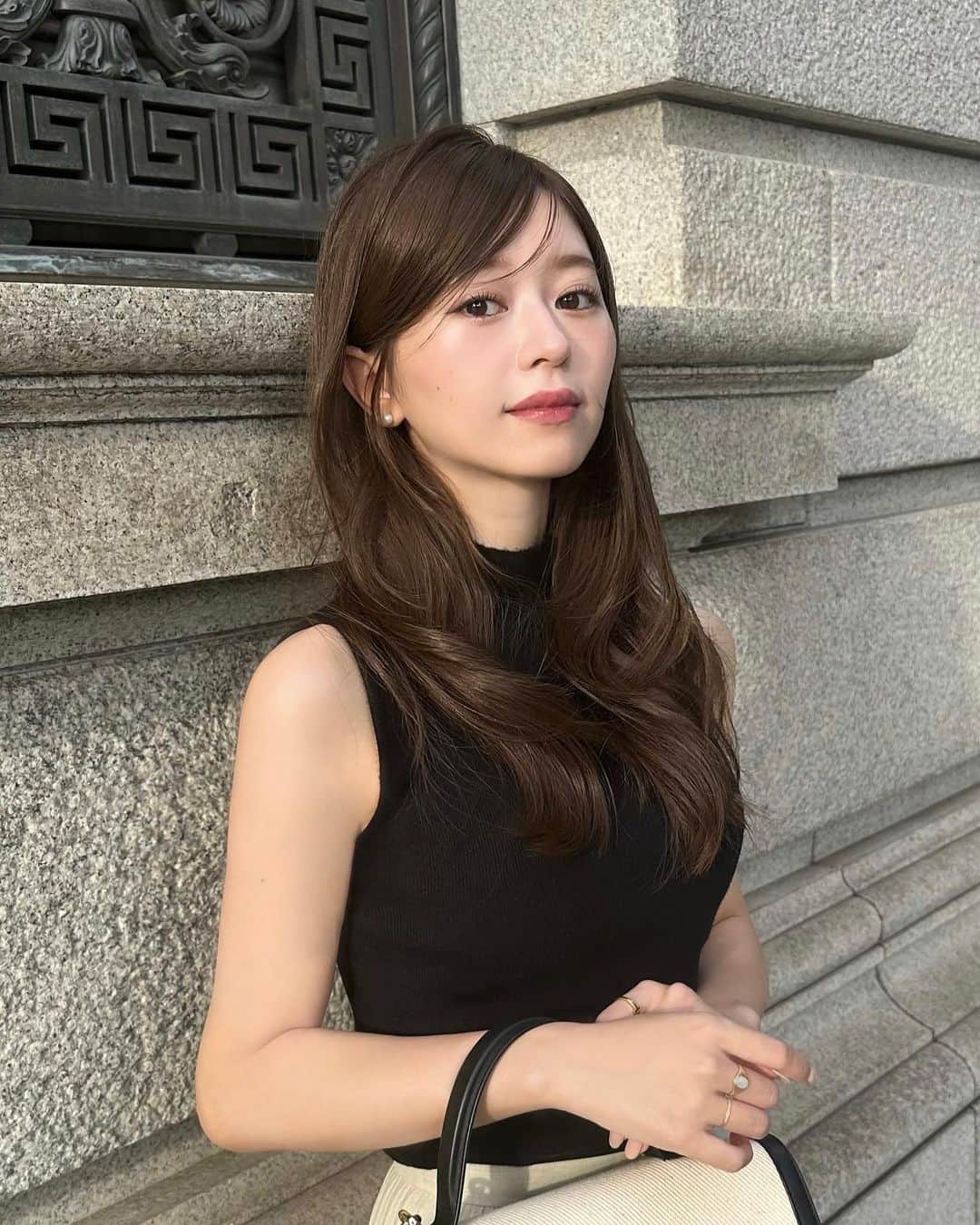 石崎日梨のインスタグラム：「⁡ 髪色だけ秋にINしました〜🐻🍂」