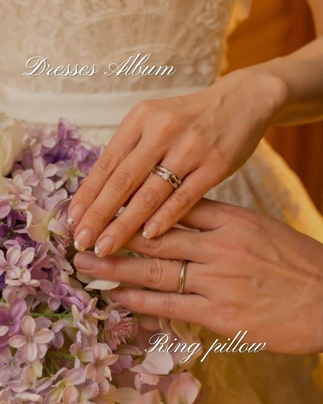 Dresses (ドレッシーズ)のインスタグラム：「←その他の投稿はこちらから  Dresses Album  今回はDresses花嫁の こだわりリングピローをご紹介✨  クッションタイプのピローはもちろん プレートタイプ、おふたりの結婚式テーマに合わせた 個性的なものまでさまざま！  こだわり派のおふたりは、 ＤＩＹにぜひチャレンジしてみてくださいね♡  こちらの投稿を保存して リングピローの準備にお役立てください♪  ___________________  Dressesブライダルカウンター  　　結婚準備に関わる ＼お役立ち情報を発信中／  ”ドレスと結婚式費用がおトクになる” ブライダルカウンターがお届けする 結婚準備情報メディアアカウント🕊  こんなあなたにオススメです💫  ✔︎結婚が決まりこれから準備を始める ✔︎楽しく結婚準備をすすめたい ✔︎おふたりらしい結婚式を叶えたい  お問合せ・ご来館予約は プロフィールの「連絡する」より 受け付けております💒  ▼その他のお役立ち情報はこちらから @dresses_weddings  ___________________ #リングピロー #結婚指輪 #結婚式アイデア ＃プレ花婿 #ドレス選び #ドレッシーズブライダルカウンター #ドレッシーズ #ブライダルカウンター #結婚式場探し #式場探し #結婚式場見学 #式場見学 #結婚式場選び #式場選び #結婚準備 #結婚準備中 #式場紹介 #結婚式場紹介 #式場紹介 #結婚式準備レポ #結婚式準備レポ #福岡花嫁 #関西花嫁 #広島花嫁 #熊本花嫁 #鹿児島花嫁」