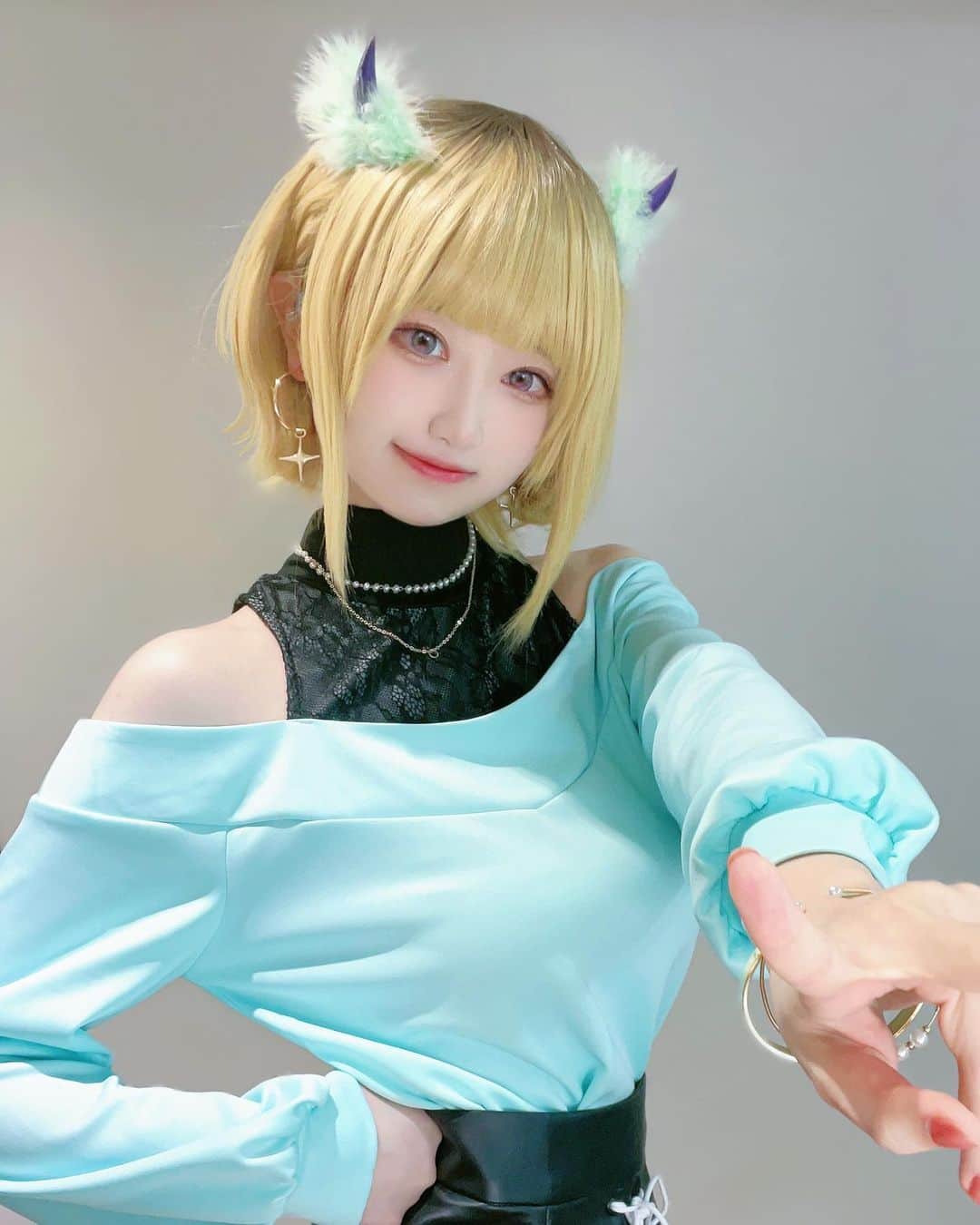 ちよのインスタグラム：「MEM😈  #cosplay #cos #cosplayer  #コスプレ #コスプレイヤー #oshinoko」