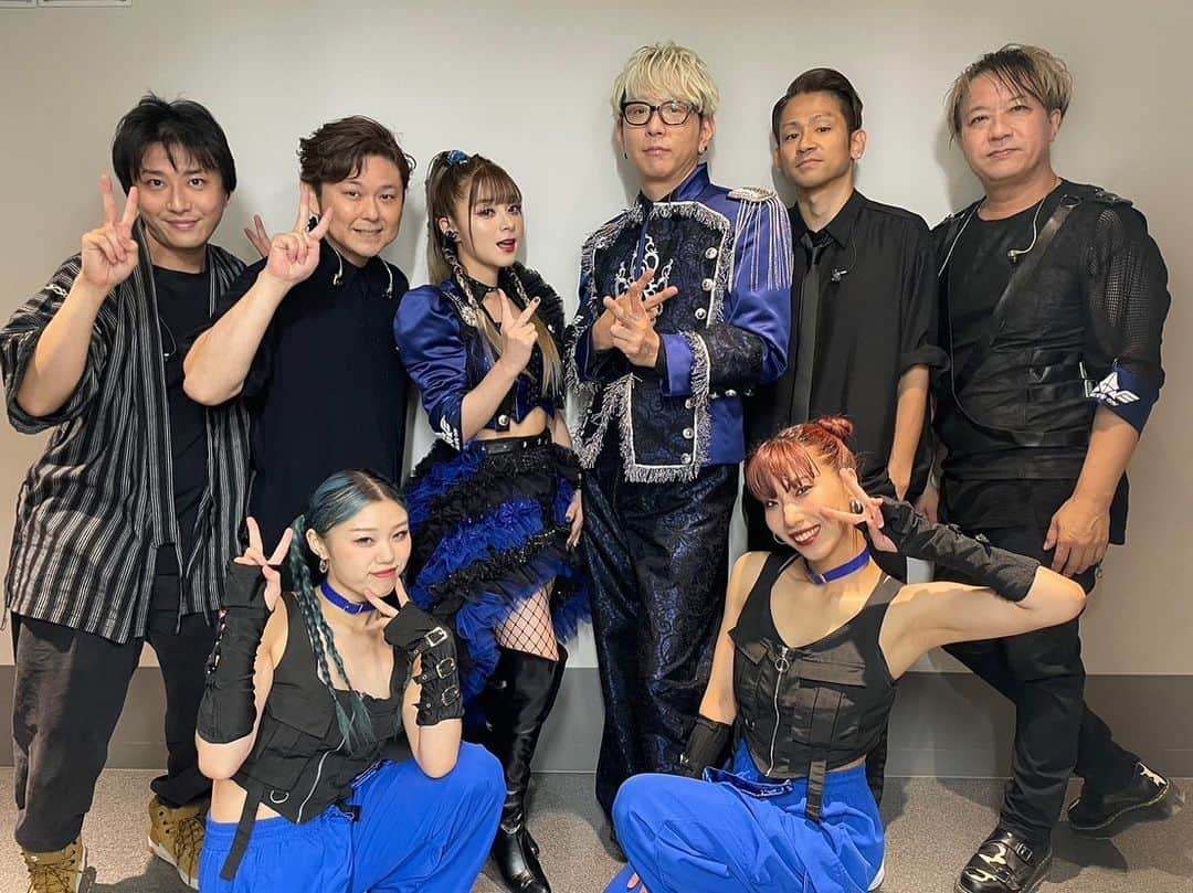 MARiAのインスタグラム：「昨日はひっさしぶりに バンドメンバーも勢揃いっ。 楽しかったね✨ #GARNiDELiA #ガルニデss2023 #ワールドツアー　#東京」