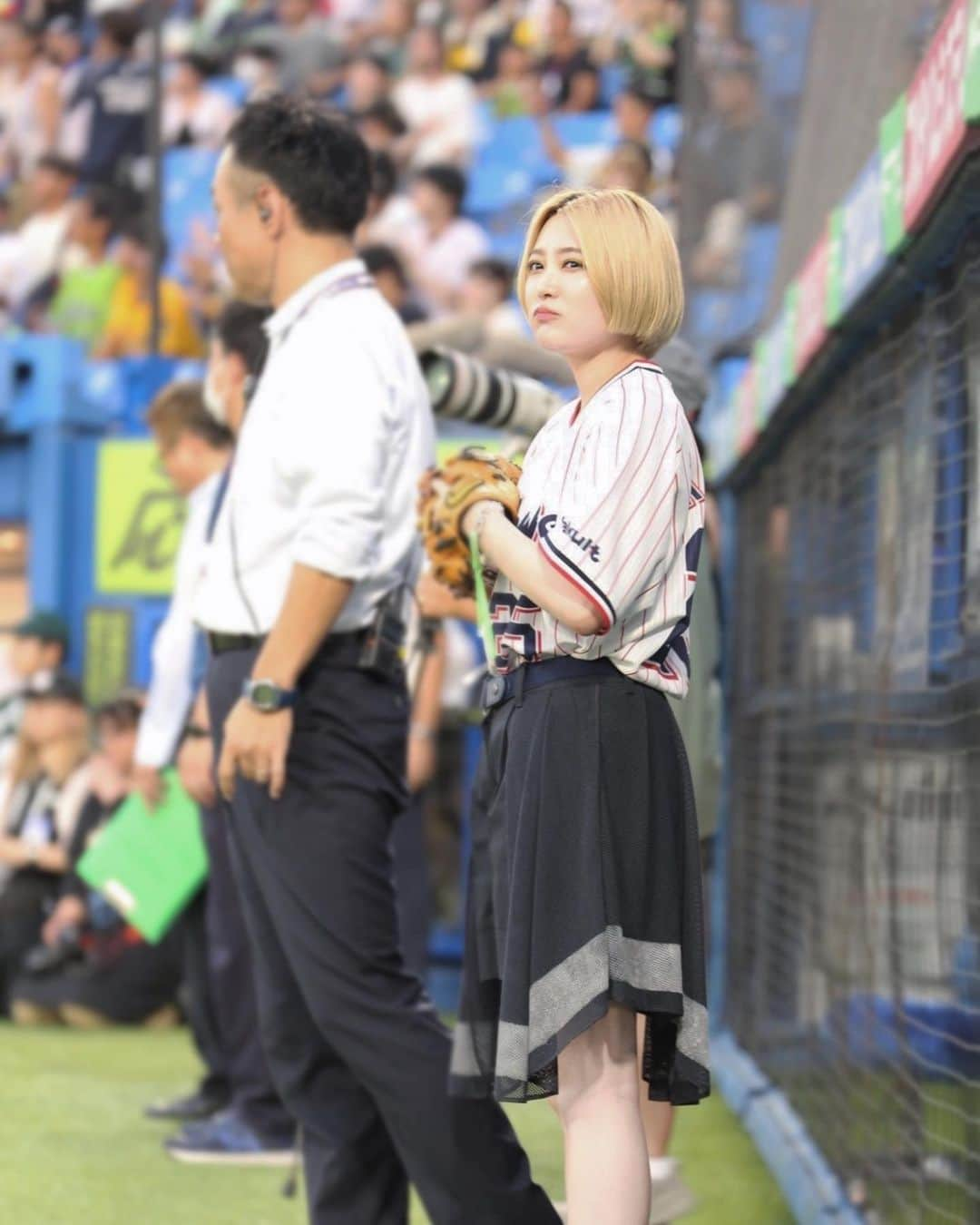 柏木ひなたのインスタグラム：「🫶🏻2🫶🏻5🫶🏻 #swallows #マネ📸」