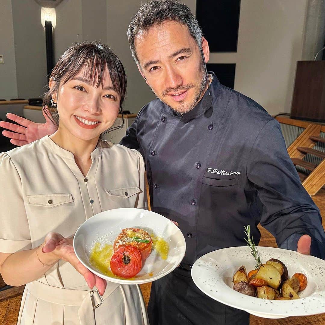 ベリッシモ・フランチェスコさんのインスタグラム写真 - (ベリッシモ・フランチェスコInstagram)「Great food event in Masaki, Ehime❤️ 松前町健康づくりフォーラムではだか麦やはだか麦味噌を使った新感覚の美味しいイタリア料理を紹介させていただきました！感謝❤️🇯🇵🇮🇹 Grandissimo evento sul cibo nella cittadina di Masaki👨‍🍳 #ベリッシモ #料理研究家 #料理研究家ベリッシモ #イタリア料理 #松前町 #松前町グルメ #松前町健康づくりフォーラム #イタリアンシェフ #イタリア料理人 #イタリア料理研究家 #イタリア料理研究家ベリッシモフランチェスコ #南海放送 #中村和憲 #真鍋摩緒 #イケメンシェフ #イケメン料理研究家 #イケオジ料理研究家ベリッシモフランチェスコ #イケメン料理研究家ベリッシモフランチェスコ #francescobellissimochef #cheflife #tvchef #italianchef #celebritychef #masaki #coattoromanoaehime #cucinaitaliana #divulgazioneculturale #ehime #foodevent #おいしい」9月4日 8時17分 - bellissimoyoshi