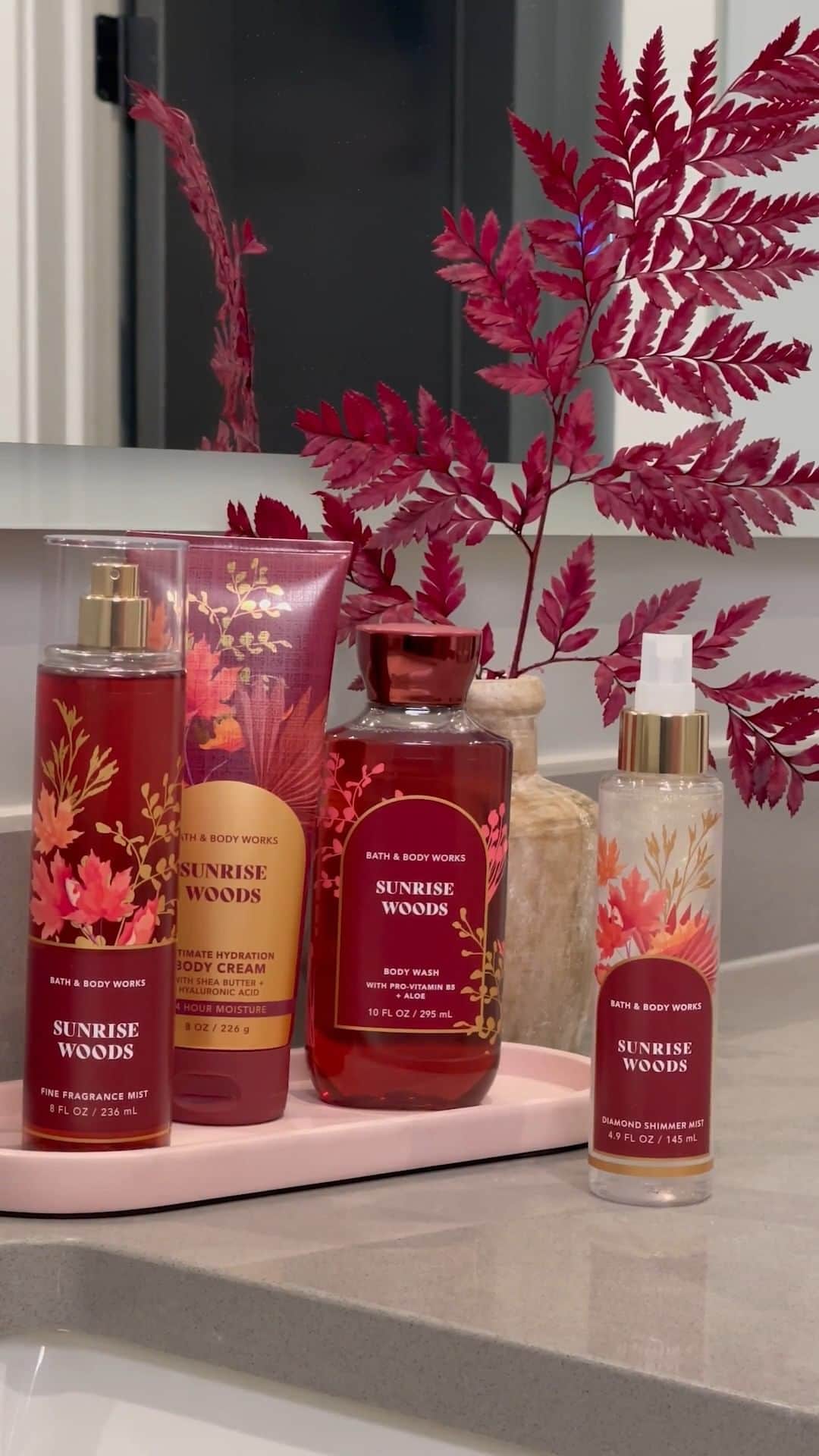 Bath & Body Worksのインスタグラム：「I'm jumping into fall with ______ from Bath and Body Works. 🍂🎃​  Fill in the blank! 👇​  📣 P.S. Today is the last day to shop our Body Care EVENT📣 Grab your full-sized faves before this unbe-leaf-able deal is over! 🍁」