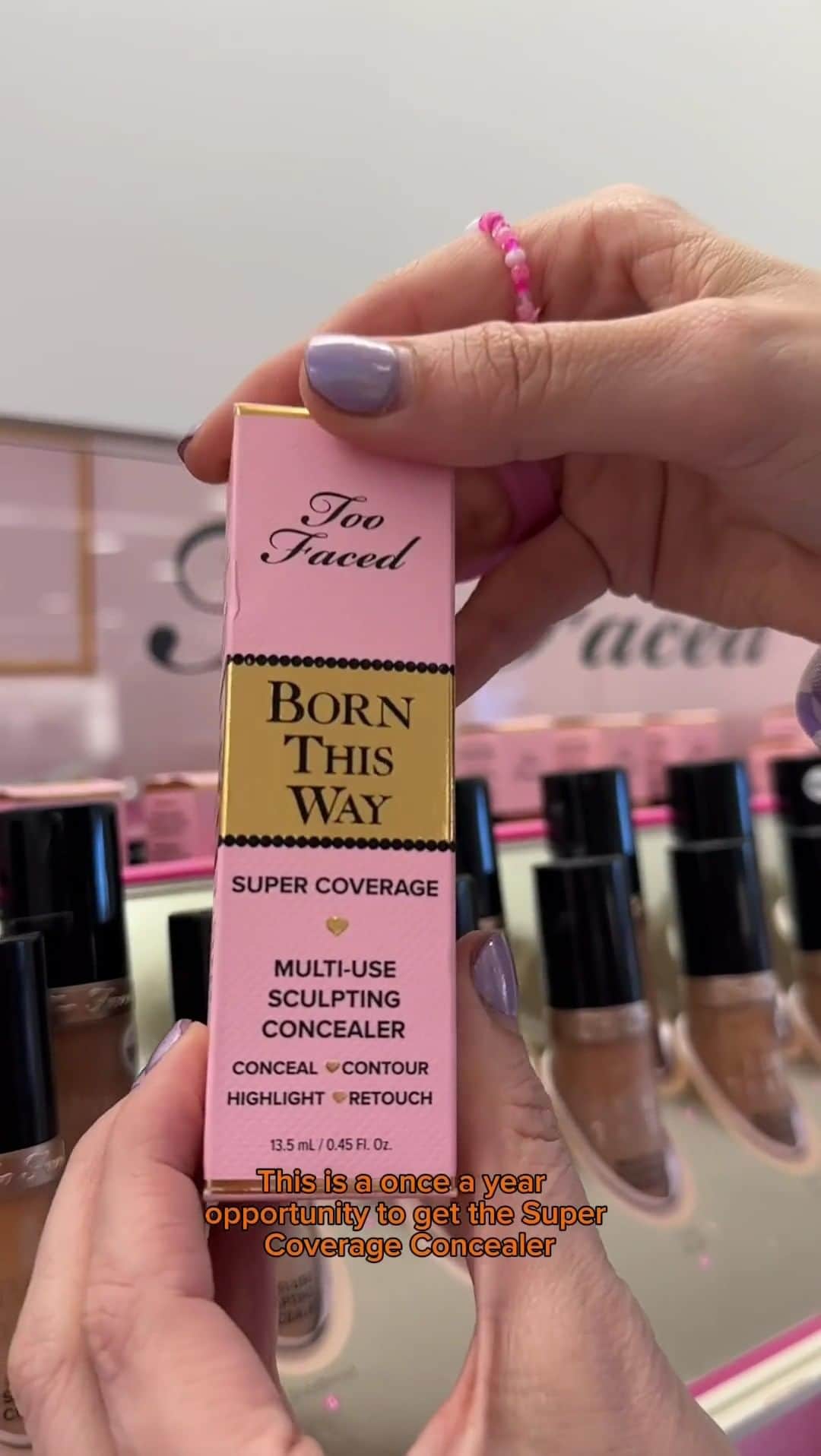 Too Facedのインスタグラム：「OMG! 😍 Today’s @ultabeauty 21 Days of Beauty deal is 50% OFF SUPER COVERAGE CONCEALER! 🤯✨ Grab it while you can! #toofaced #tfbornthisway #tfcrueltyfree #ultabeauty」