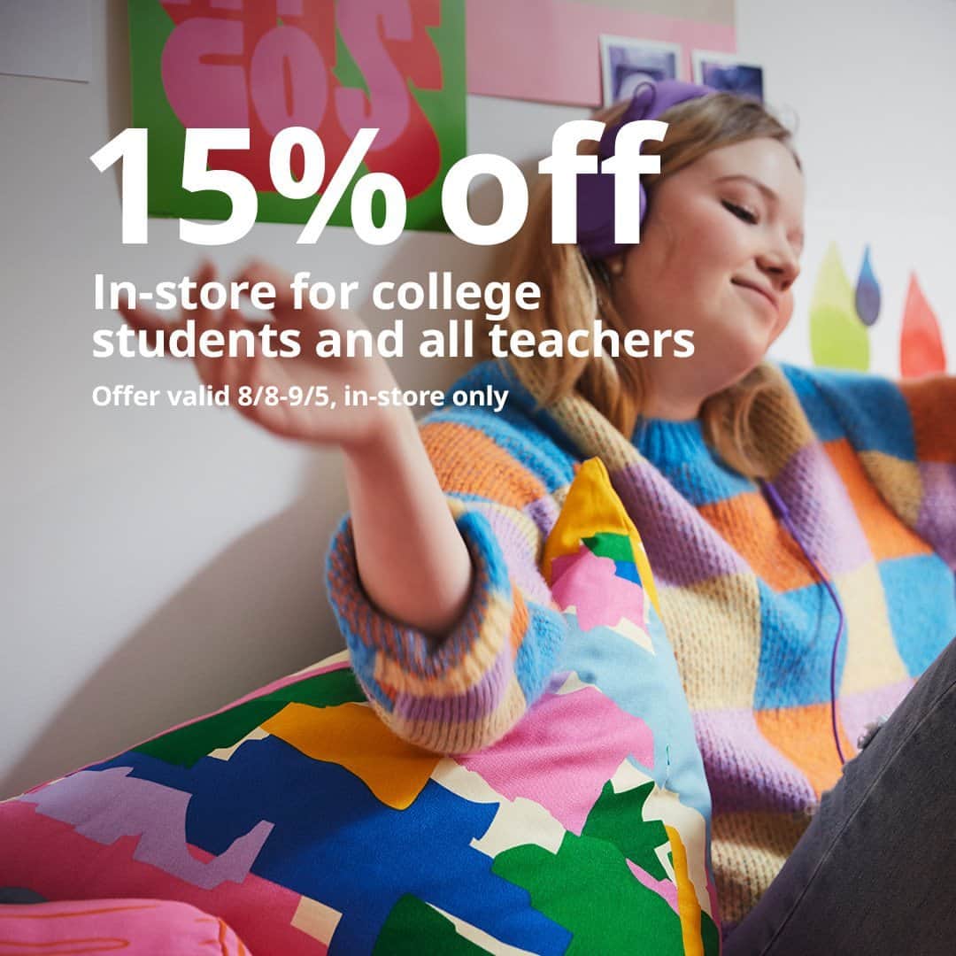 IKEA USAさんのインスタグラム写真 - (IKEA USAInstagram)「There's still time to save! Don’t miss incredible deals across the store through 9/5, starting with 20% savings on desks, plus college students and all teachers save 15% in-store! Shop our biggest sale of the season at the link in bio.」9月4日 1時00分 - ikeausa