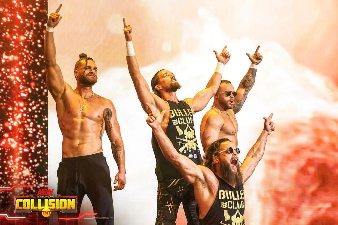 ジェイ・ホワイトさんのインスタグラム写真 - (ジェイ・ホワイトInstagram)「Golden Gang. - #AEWCollision」9月4日 1時54分 - jaywhitenz