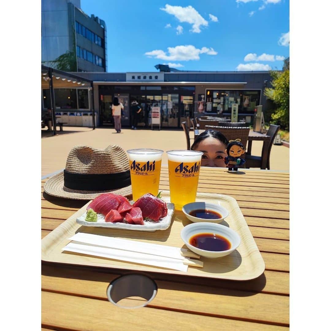 浅川悠さんのインスタグラム写真 - (浅川悠Instagram)「激つよ太陽の下でたくさん食べて飲んだ🍺日焼けしまくって気持ちよかった！😆☀️」9月4日 2時17分 - yuu_asakawa_insta