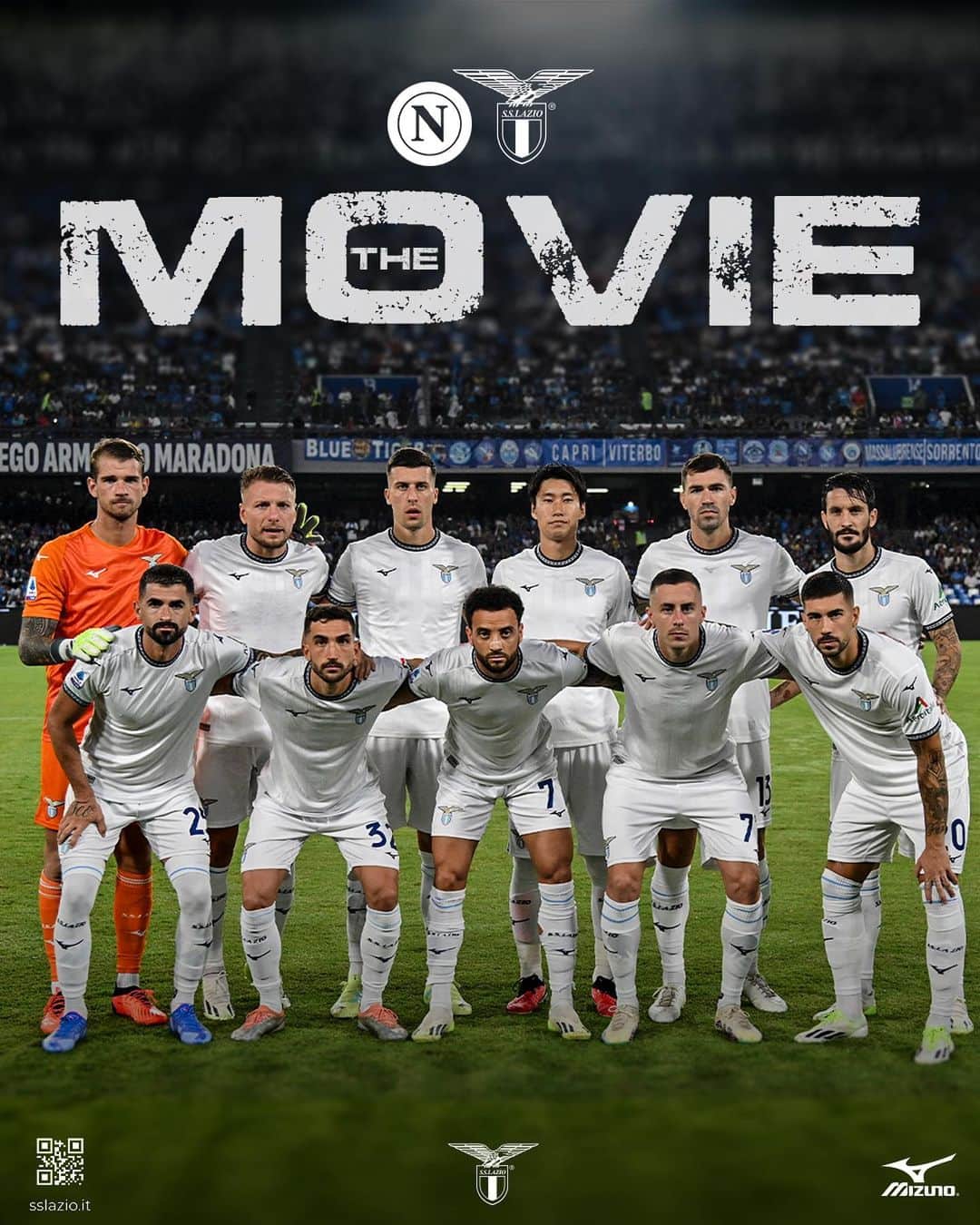 SSラツィオのインスタグラム：「🍿 𝗧 𝗛 𝗘  𝗠 𝗢 𝗩 𝗜 𝗘  Napoli VS Lazio  #CMonEagles 🦅」