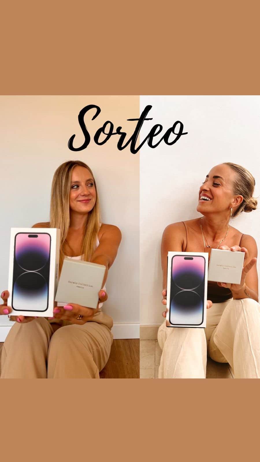 ジェマ・マリンのインスタグラム：「📲SORTEAZO IPHONE 14 y 3 VALES DE 100 e para comprar joyitas y complementos en @joyas_darwin_collection  Sorteamos un Iphone 14 + 3 VALES de 100 euros para comprar joyitas y complementos 💍en @joyas_darwin_collection 😍  Participar es muy sencillo: 1. Seguirnos a @gemma_marin, @ruxandaghemis y @joyas_darwin_collection  2. Comparte el reels en stories 🤩 4. Menciona a un amig@ 👯‍♀️ cuántos ➕ Comentarios ➕ posibilidades de ganar!   🏆El sorteo finalizará el domingo 10 de septiembre a las 23:59h. Los perfiles ganadores se publicarán en los días siguientes en este post.  Válido para toda España, no se aceptarán como ganadores perfiles falsos o que en el momento de la resolución del  sorteo no cumplan con las condiciones del mismo.   🍀🍀MUCHA SUERTE🍀🍀  ⚠️ CUIDADO con las cuentas falsas o perfiles que se creen diciendo que anuncian los perfiles ganadores. Bloquead todas esas cuentas. Los perfiles ganadores solamente serán anunciados en este reel!!」