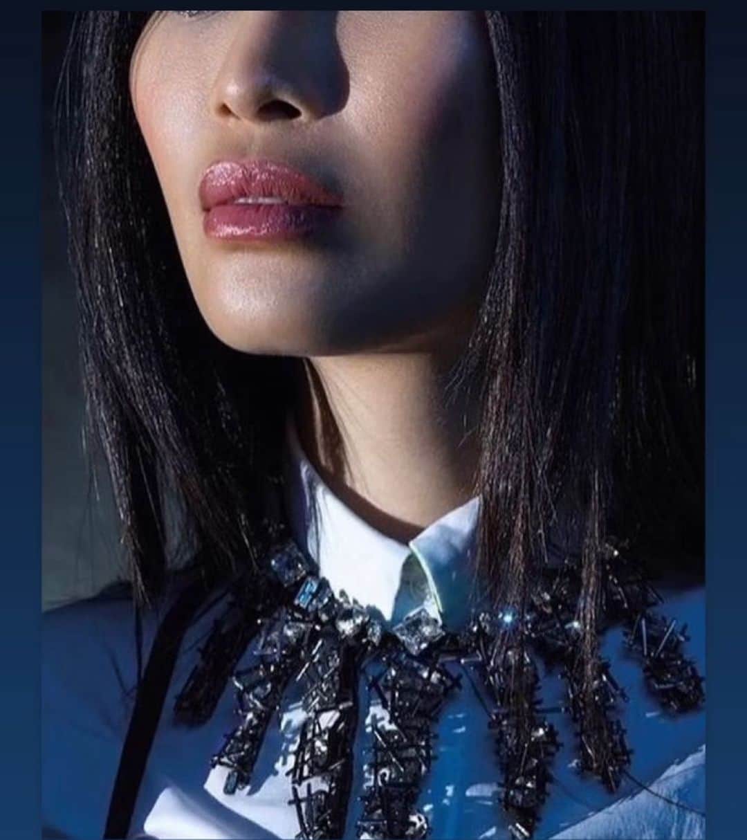 のインスタグラム：「@ericksonbeamon necklace thanks Barbara EIsen @stylegalbee」