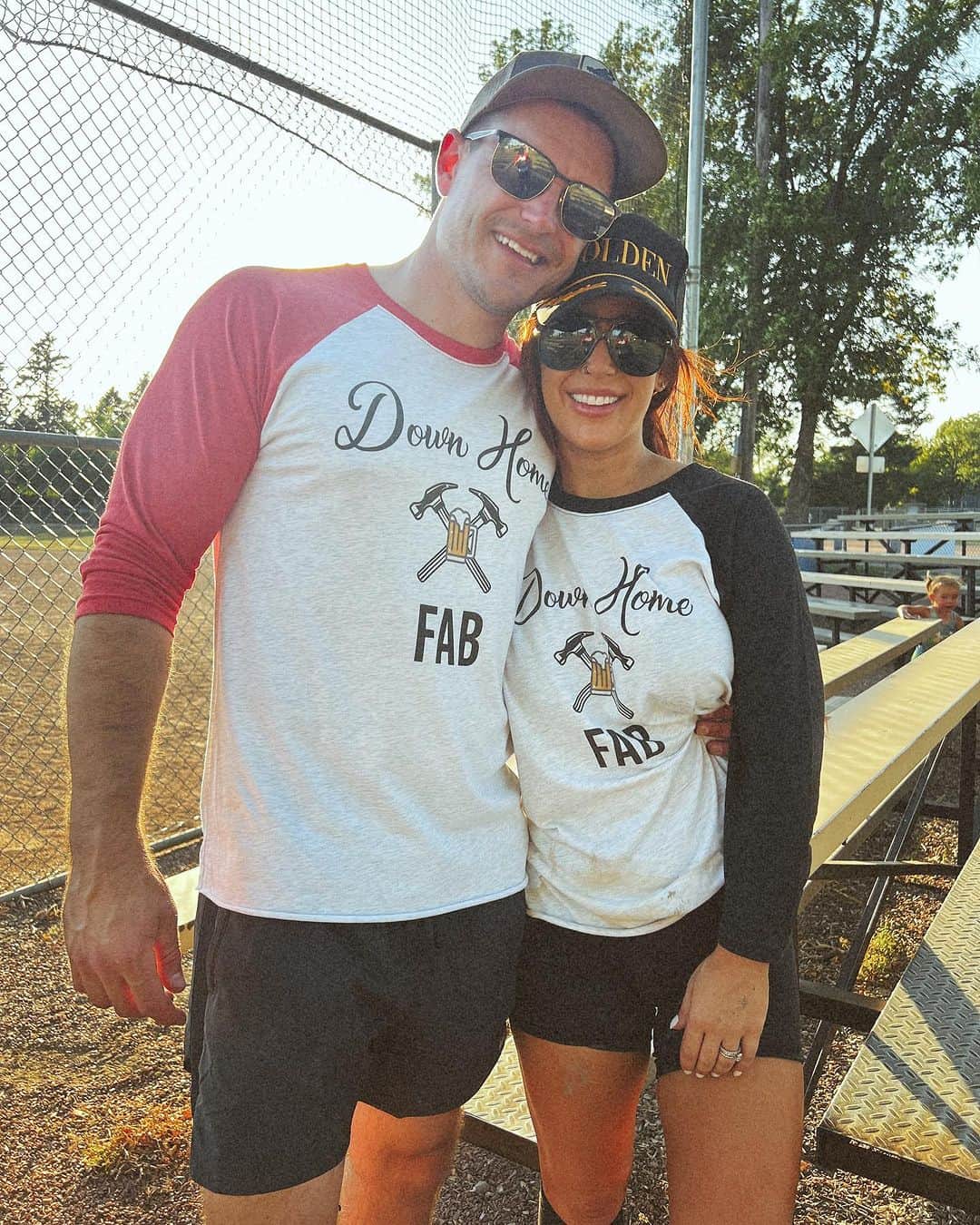 のインスタグラム：「Down Home Fab softball game was a success 🥎」