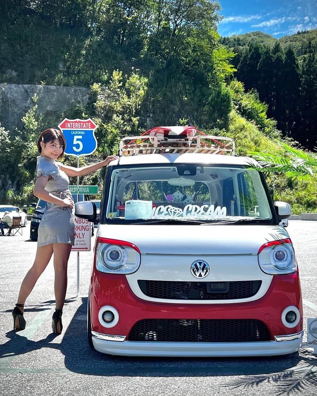 今村知可のインスタグラム：「C.S.G meeting ありがとうございましたぁ‼️ 素敵な車両と撮影できて嬉しかったです♡ また撮影会参加できたら嬉しいです^_^  #キャンギャル #レースクイーン #撮影会モデル #csg #キャンギャル撮影会 #カメラマンさんと繋がりたい #cool #carmeet #japanesegirl #japanesecargirl #asianmodel #model #portrait #被写体になります #被写体モデル #撮影会の女神さま #insta #instadaily #instalike #followforfollowback #フォロワー募集中」