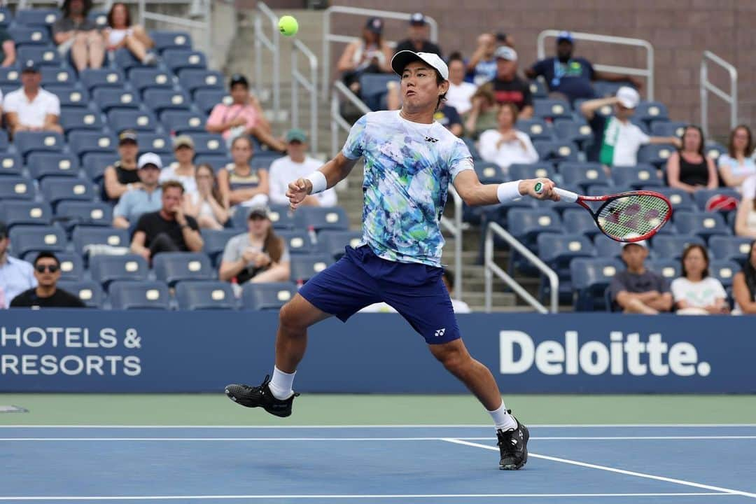 西岡良仁のインスタグラム：「Tough time @usopen and US season. Next is Asia season.  #usopen #usa #newyork #2023 #asia #china #japan #tokyo #atptour #全米オープン #ニューヨーク　#アメリカ　#アジア　#中国　#日本　#東京」