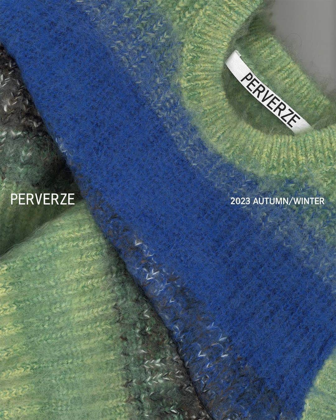 PERVERZE_OFFICIALさんのインスタグラム写真 - (PERVERZE_OFFICIALInstagram)「Gradient Stripe Knit series features PERVERZE's original gradient border pattern, which expresses gradation by blending three types of yarn. #PERVERZE_AW23 collection is available online. Discover the collection on our online.  #PERVERZE #AW23」9月4日 18時23分 - perverze_official