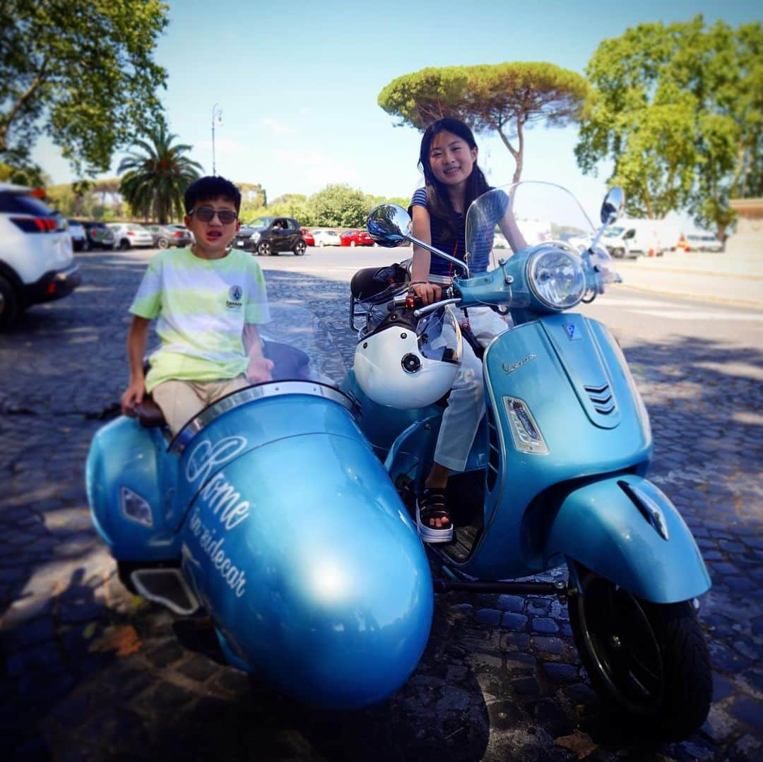 かほせいチャンネルさんのインスタグラム写真 - (かほせいチャンネルInstagram)「ベスパ🛵」9月4日 11時24分 - kahosei