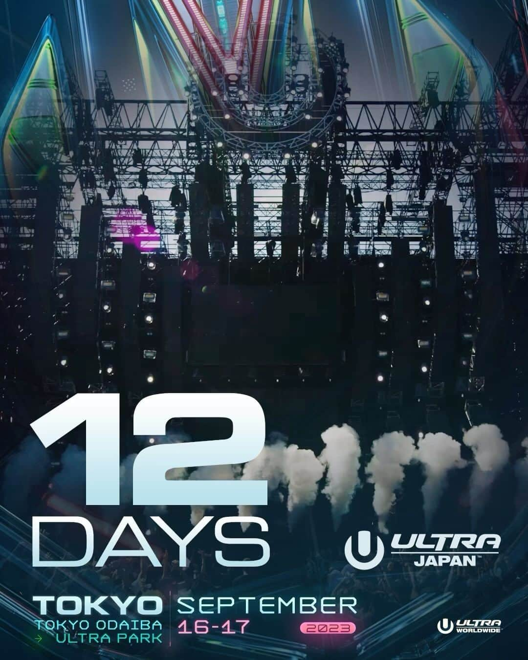 Ultra Japanのインスタグラム：「ULTRA JAPANまであと12日！興奮が高まる瞬間、もうすぐ到来！🙌🎉  1 DAY TICKET 好評発売中‼️💨  👇TICKETS👇 >> @ultrajapan  ULTRA JAPAN is only 12 days away! The moment of heightened excitement is almost here!🙌🎉  👇TICKETS👇 >> @ultrajapan  #UltraJapan #UltraJapan2023 #ウルトラジャパン」