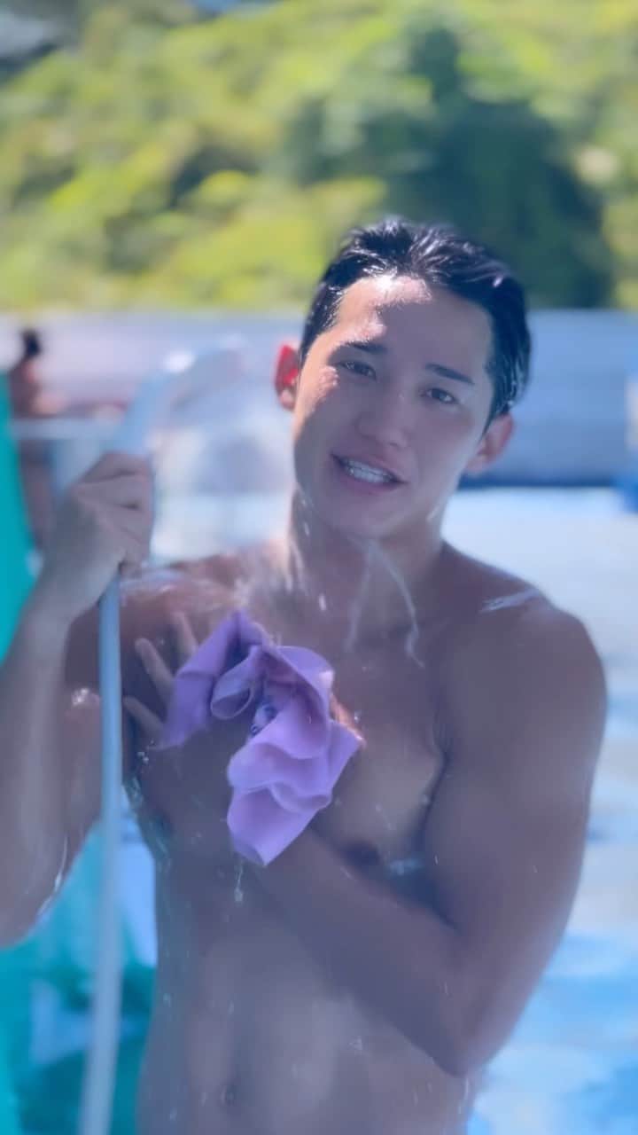 荒井陸のインスタグラム：「Hello,September🤩🍠  #waterpolo #workout #training」