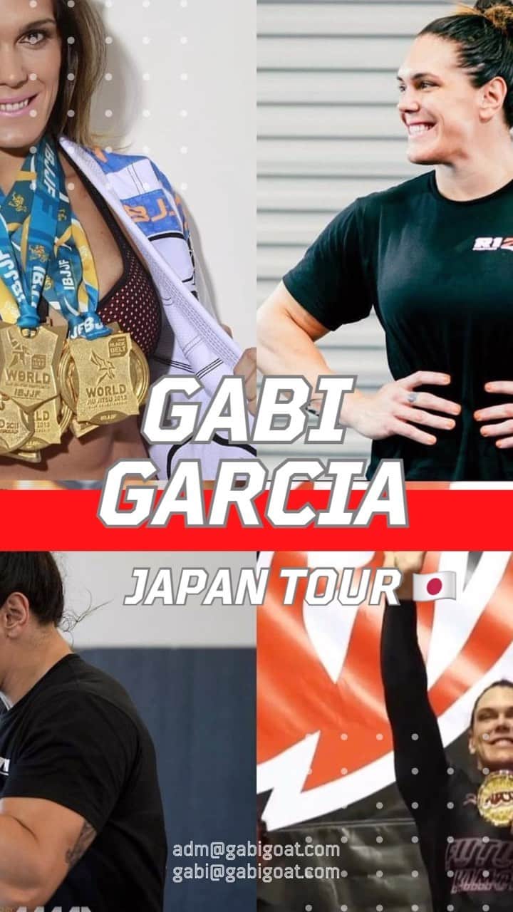 ギャビ・ガルシアのインスタグラム：「Japan see you soon 🔜 announcement  🇯🇵❤️❤️ #mmajapan #gabigarcia」