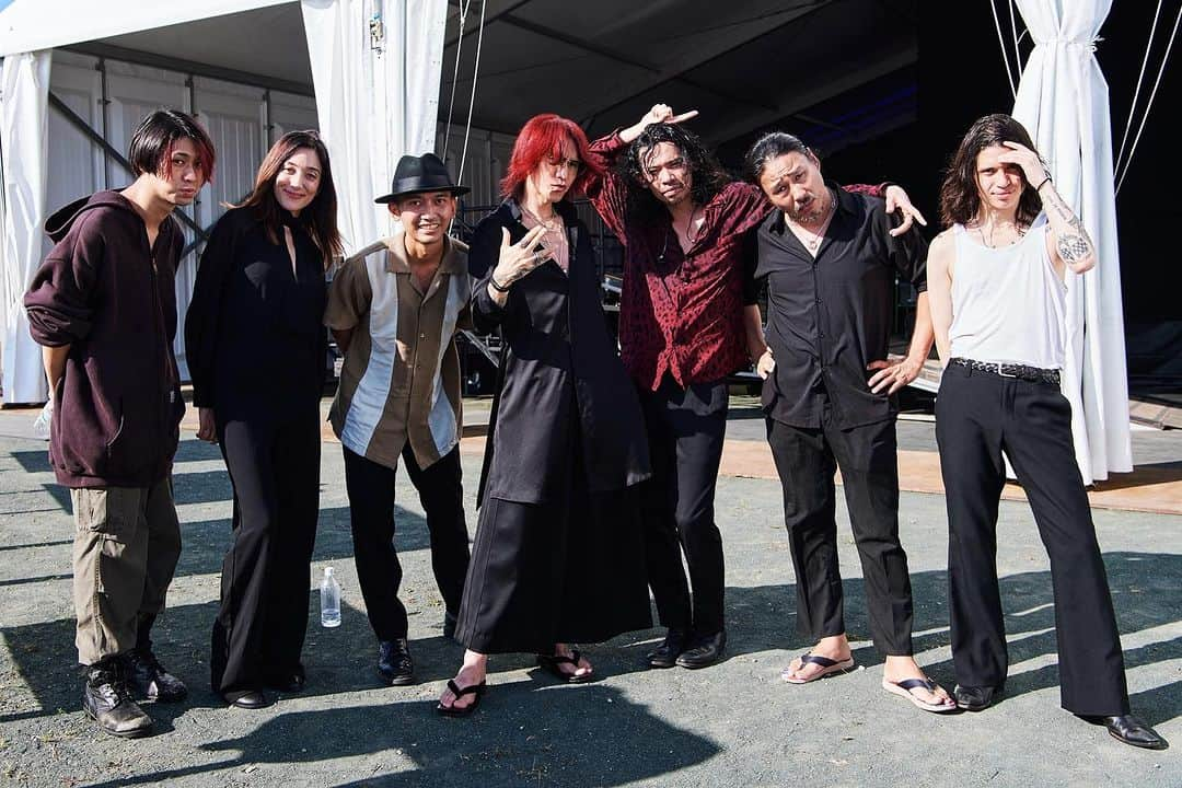 SUGIZOさんのインスタグラム写真 - (SUGIZOInstagram)「With ALI @ TOMAKOMAI MIRAI FEST 2023  超Cool!!😎  #TOMAKOMAIMIRAIFEST2023 #MIRAIFEST #ALI #SUGIZO  Photo by Keiko TANABE.」9月4日 13時07分 - sugizo_official