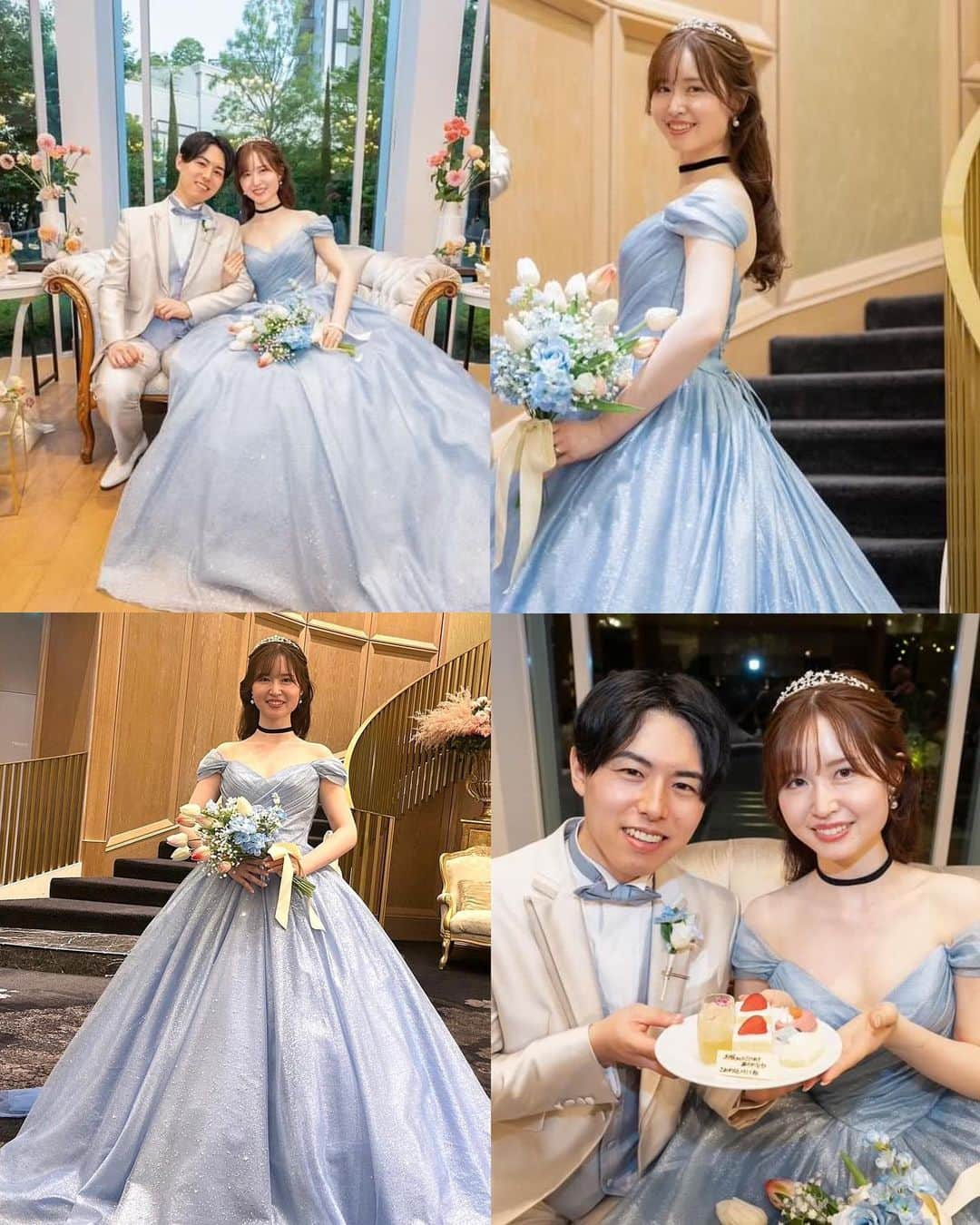 ハナユメさんのインスタグラム写真 - (ハナユメInstagram)「ブルべ花嫁さん大集合💙  今回はブルベ花嫁さんのカラードレスコーディネートをご紹介💍ドレスの色選びや、ヘアメイクの参考にしてみてくださいね🎵  *…*…*…*…*…*…*…*…*…*…*…*… ⁡ 📷photo by   @htm89y39 さん @a_wedding_521  さん @thm_wedd  さん @m_wedding_0304 さん @weddingram0p0 さん @mv20220904kd  さん @akino_conradwd  さん @mariii_wedding さん @mg__wd さん  素敵なお写真ありがとうございました🙇‍♀️ ⁡ *…*…*…*…*…*…*…*…*…*…*…*… ⁡ 💎ハナユメに幸せをシェアしてね #ハナユメ を付けて投稿してくださった方はご紹介させていただくかも！@hanayume_wedding　フォロー・コメントお待ちしています🙌🏻💕 ⁡ 💎式場探しに迷ったらハナユメ♡ こんな素敵な結婚式をしたい！と思ったら、ハナユメにお任せ💛ハナユメウエディングデスクでアドバイザーに相談してみてね💁‍♀️💓投稿を保存して、アドバイザーに見せるとスムーズですよ✨ ⁡ 💎ハナユメが叶えたいこと 叶えたいのは「1組でも多くのカップル様に理想の結婚式のきっかけを」皆さまのお力になれるよう全力でサポートします🕊  #ハナユメ#お色直し#カラードレス#カラードレス試着レポ#ブルべ花嫁#ドレス迷子」9月11日 18時00分 - hanayume_wedding