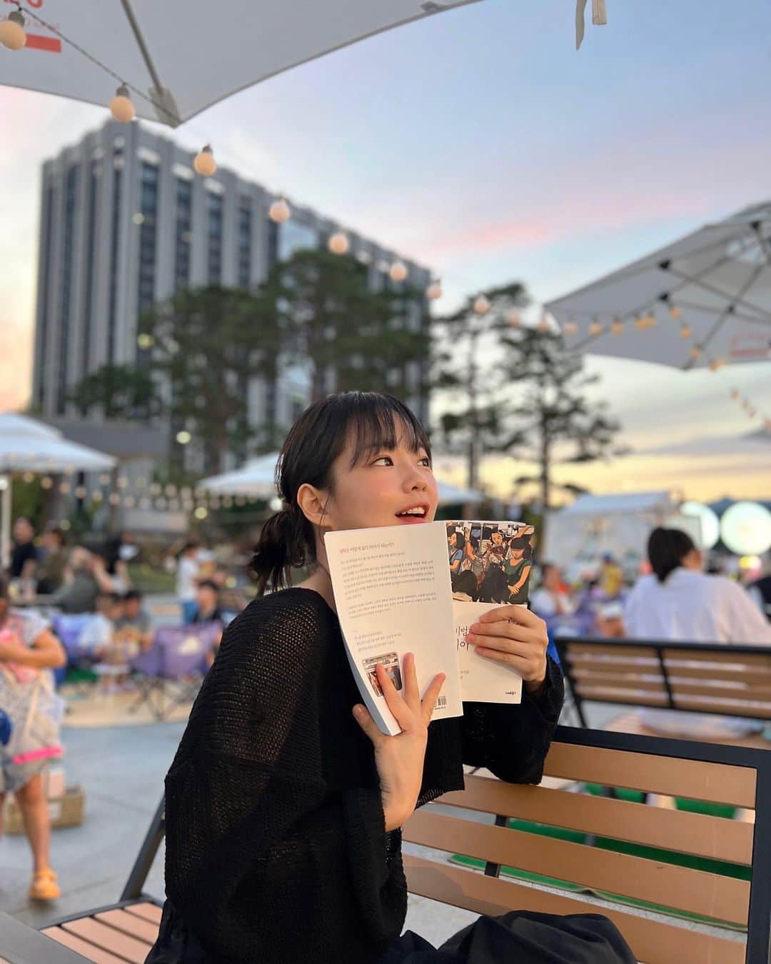 ヨンジュのインスタグラム：「많이 먹고 많이 잔 주말 🦦」
