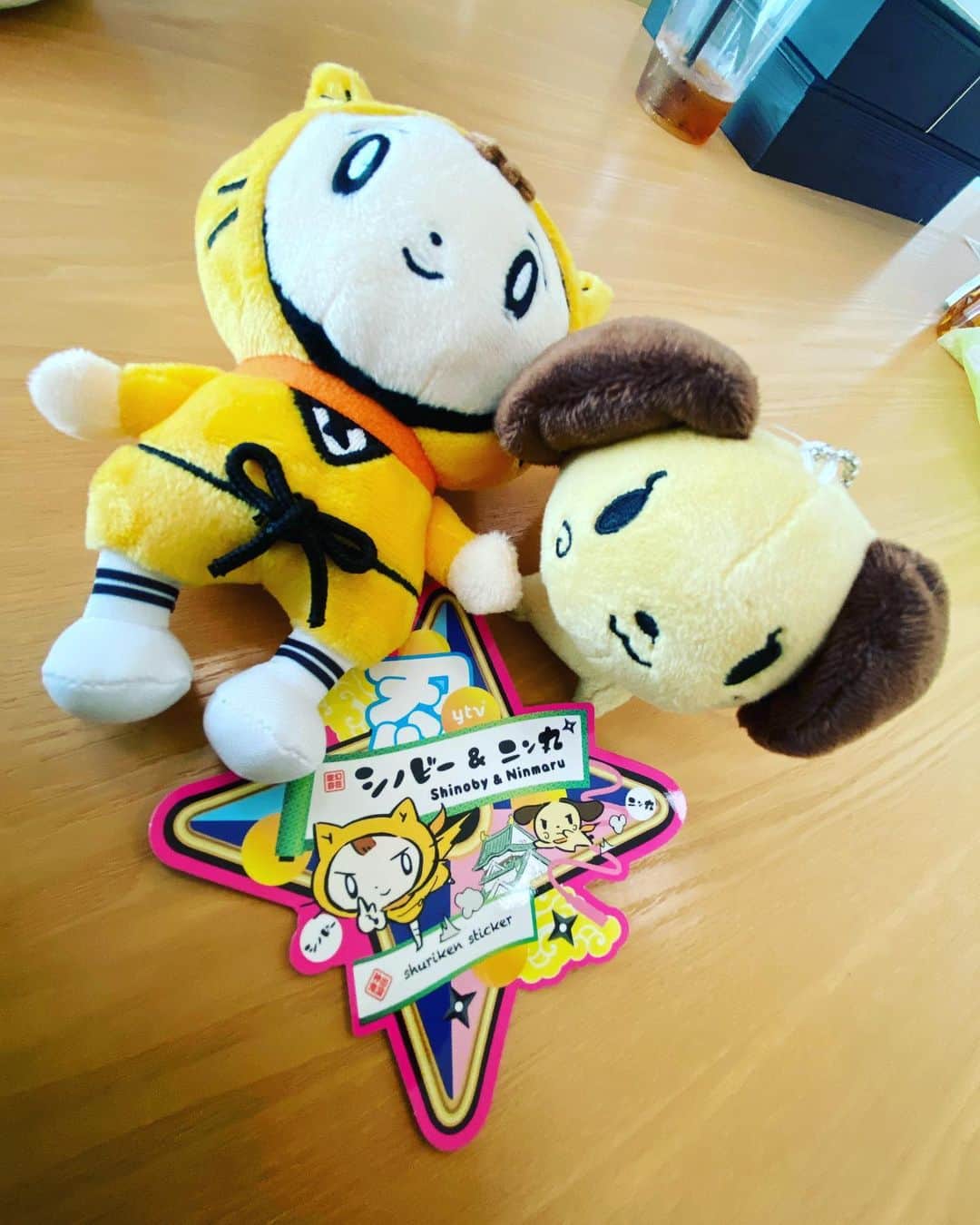 関智一のインスタグラム：「シノビーグッズ！  #猫 #犬 #少年忍者」