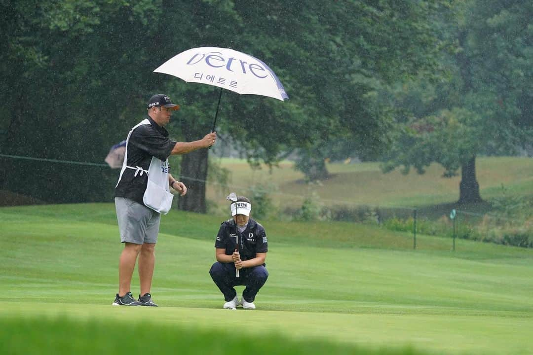 イ・ジョンウン6さんのインスタグラム写真 - (イ・ジョンウン6Instagram)「@portlandclassic ⛳️👋 Thank you so much to the volunteers and fans, see you next year😽   📸 : @benharpringmedia 🫶」9月4日 16時18分 - __________6ix