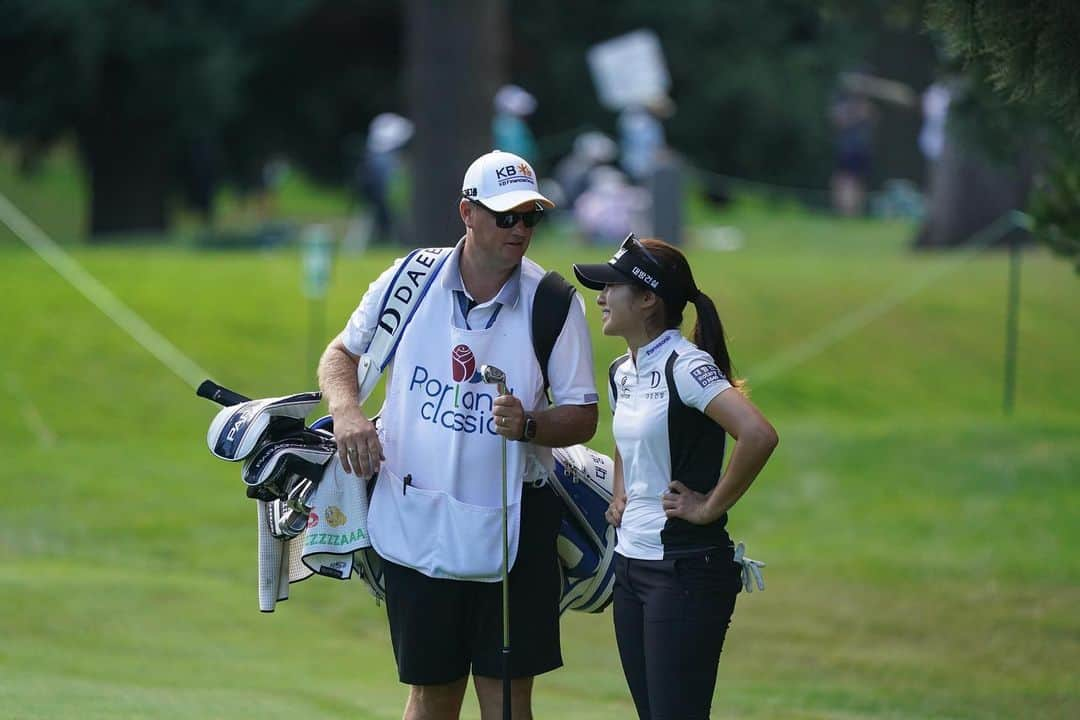 イ・ジョンウン6さんのインスタグラム写真 - (イ・ジョンウン6Instagram)「@portlandclassic ⛳️👋 Thank you so much to the volunteers and fans, see you next year😽   📸 : @benharpringmedia 🫶」9月4日 16時18分 - __________6ix