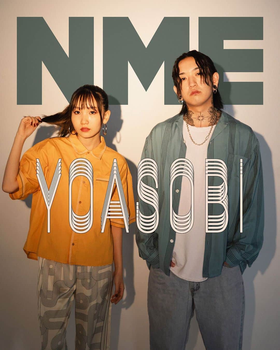 YOASOBIのインスタグラム：「With record-breaking hits including ‘Idol’ and ‘Into The Night’, iconic anime theme songs and an immersive literary outlook, YOASOBI have rocketed to the forefront of Japanese music – and the duo of Ikura and Ayase are more than ready to take on the world.  When asked to describe #YOASOBI’s magic in their own words, Ayase points to flexibility and joyous genre-agnosticism, definitive qualities of J-pop. “As YOASOBI, we are a unit that expresses that spirit – in that sense, aren’t we the J-pop band?”  @yoasobi_staff_ are on The Cover this week. Read the full story with @lilasikuta and @ayase_0404 at link in bio  Words: JX Soo / @jadeexcess Photographer: John Choi / @johnnchoi Hair & Makeup: YOUCA / @youca1220 Styling: Shota Funahashi / @shota2784 Label/Mgmt: Sony Music Entertainment Japan / @sonymusic_jp  #NMETheCover」
