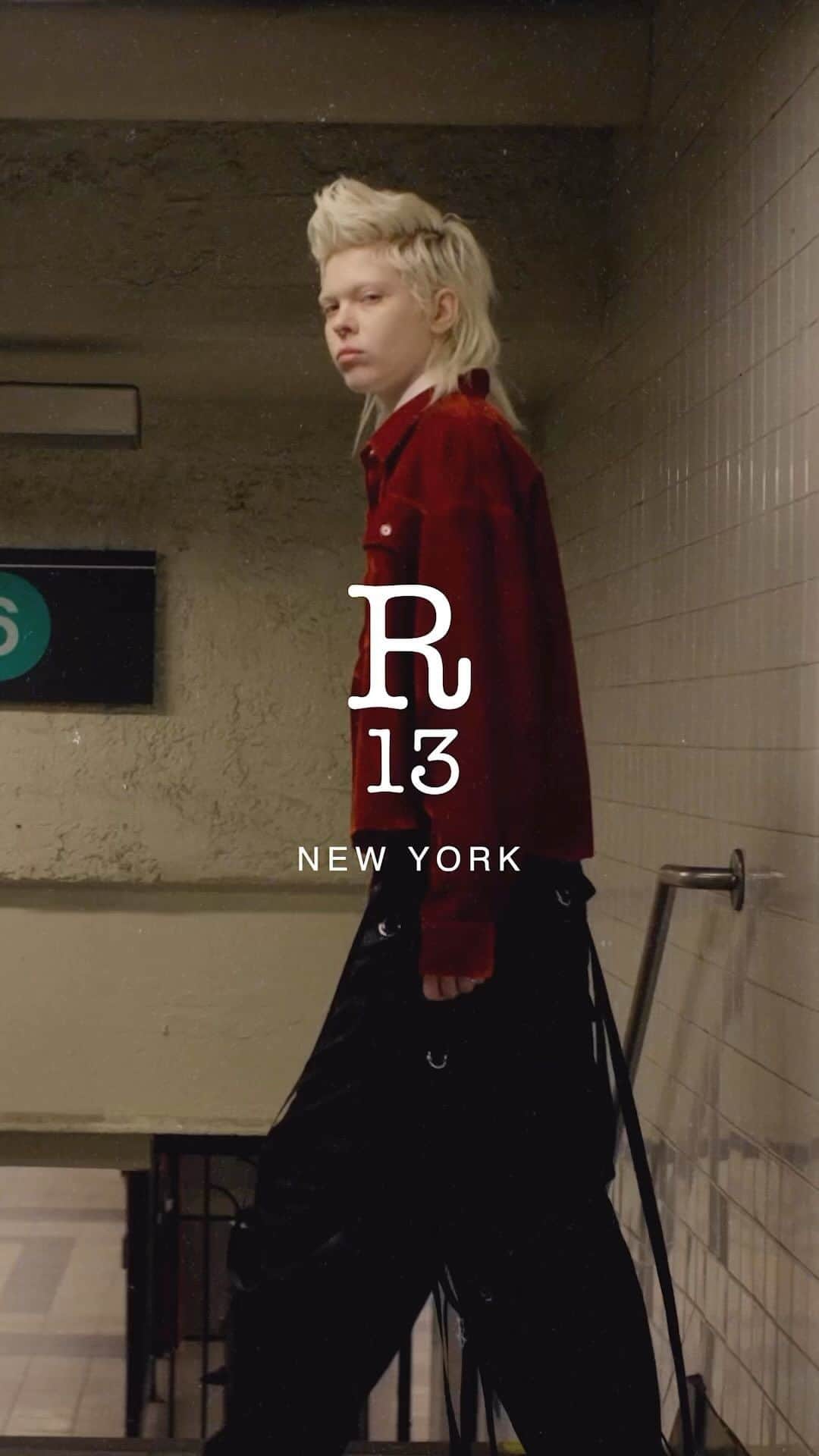 アールサーティーンのインスタグラム：「FW23.  Available in store at 34 Howard St and online at r13.com  #r13 #r13denim #fw23」